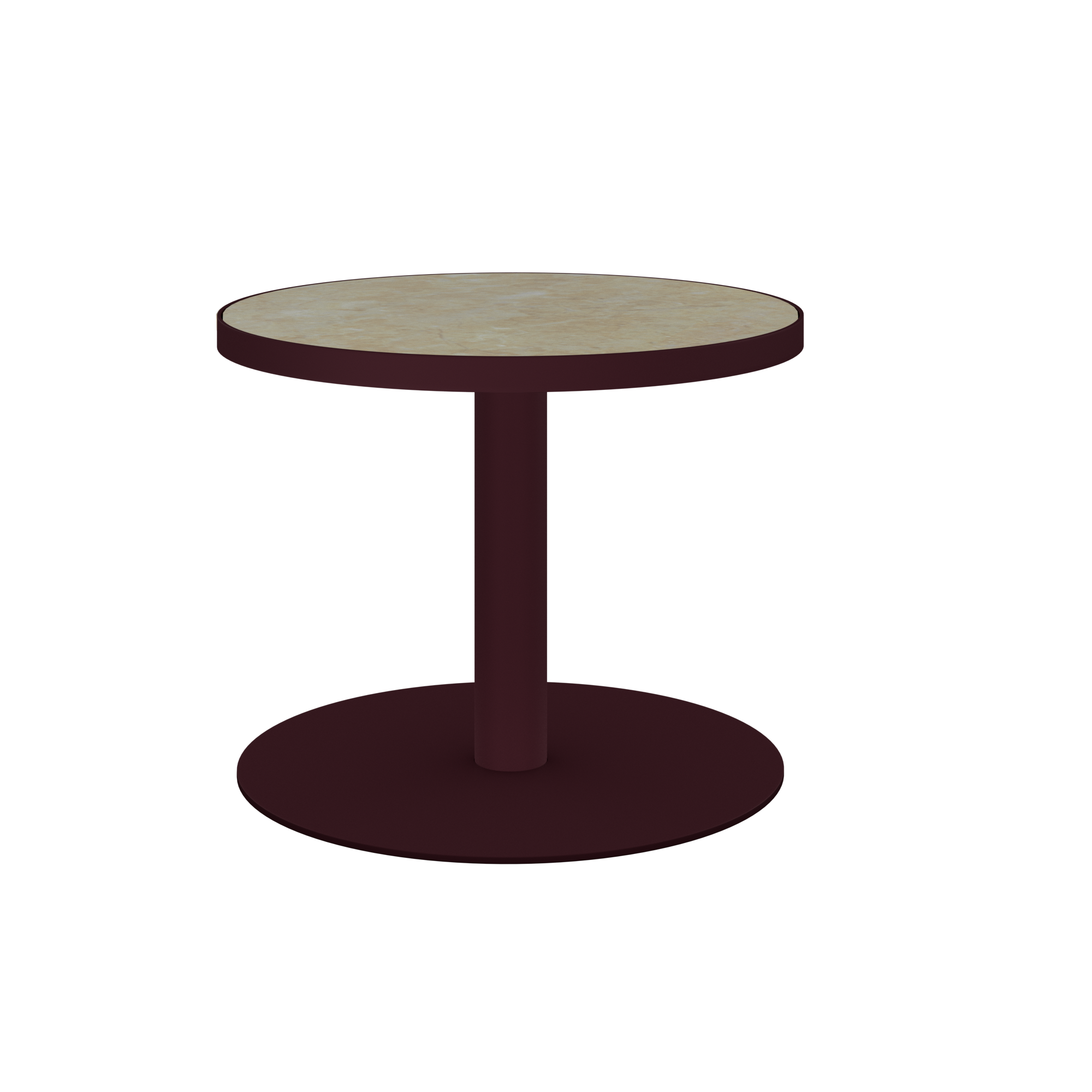 Halo Side Table (60cm Round) With Rim