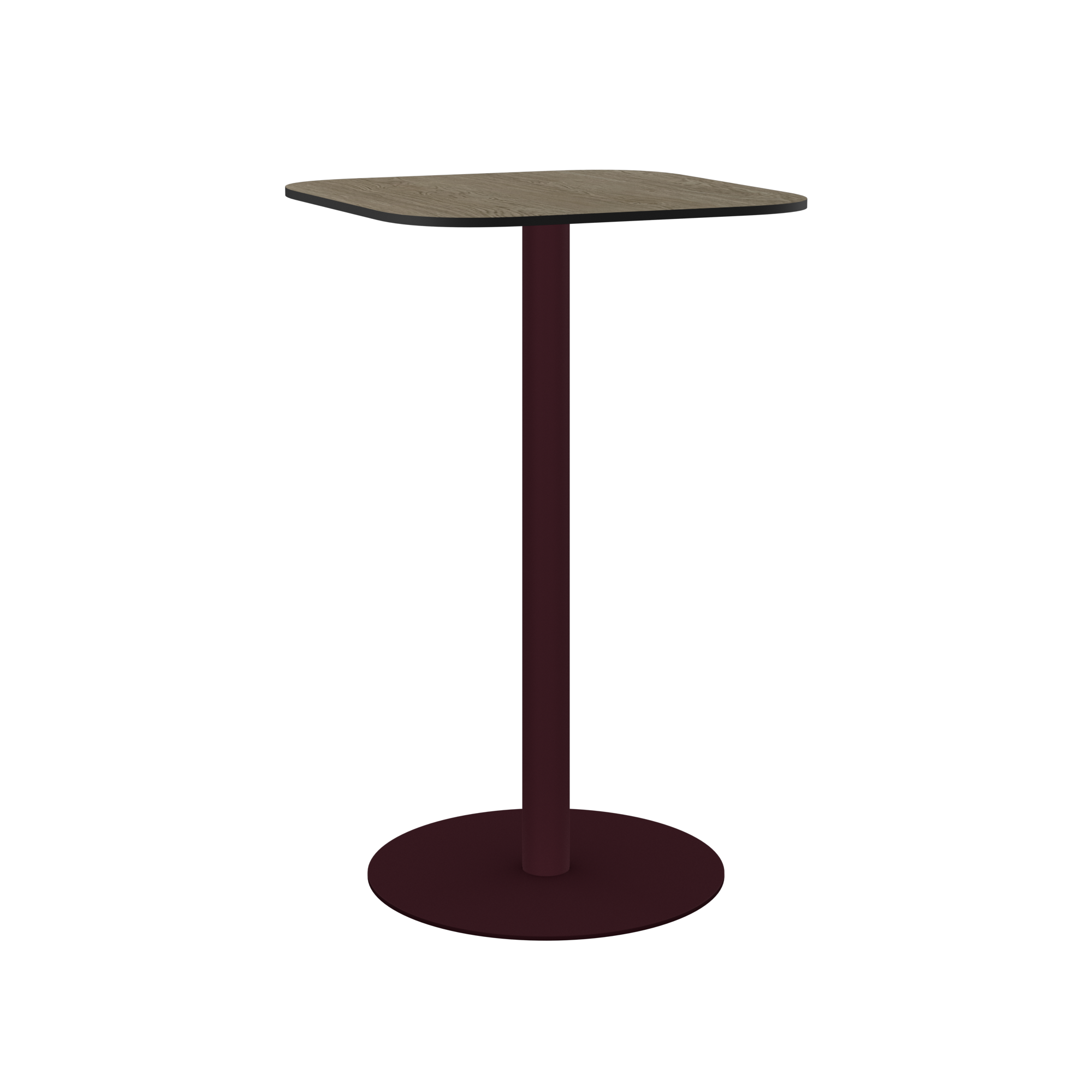 Halo Bar Table (60cm Rounded Square)