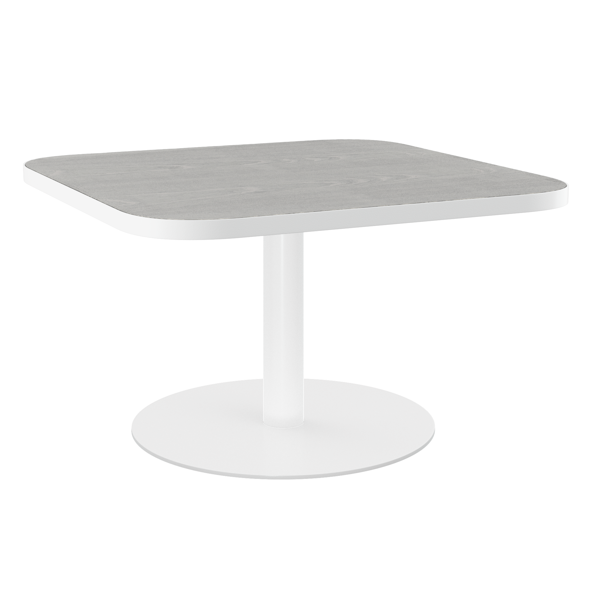 Halo Coffee Table (80cm Rounded Square) With Rim