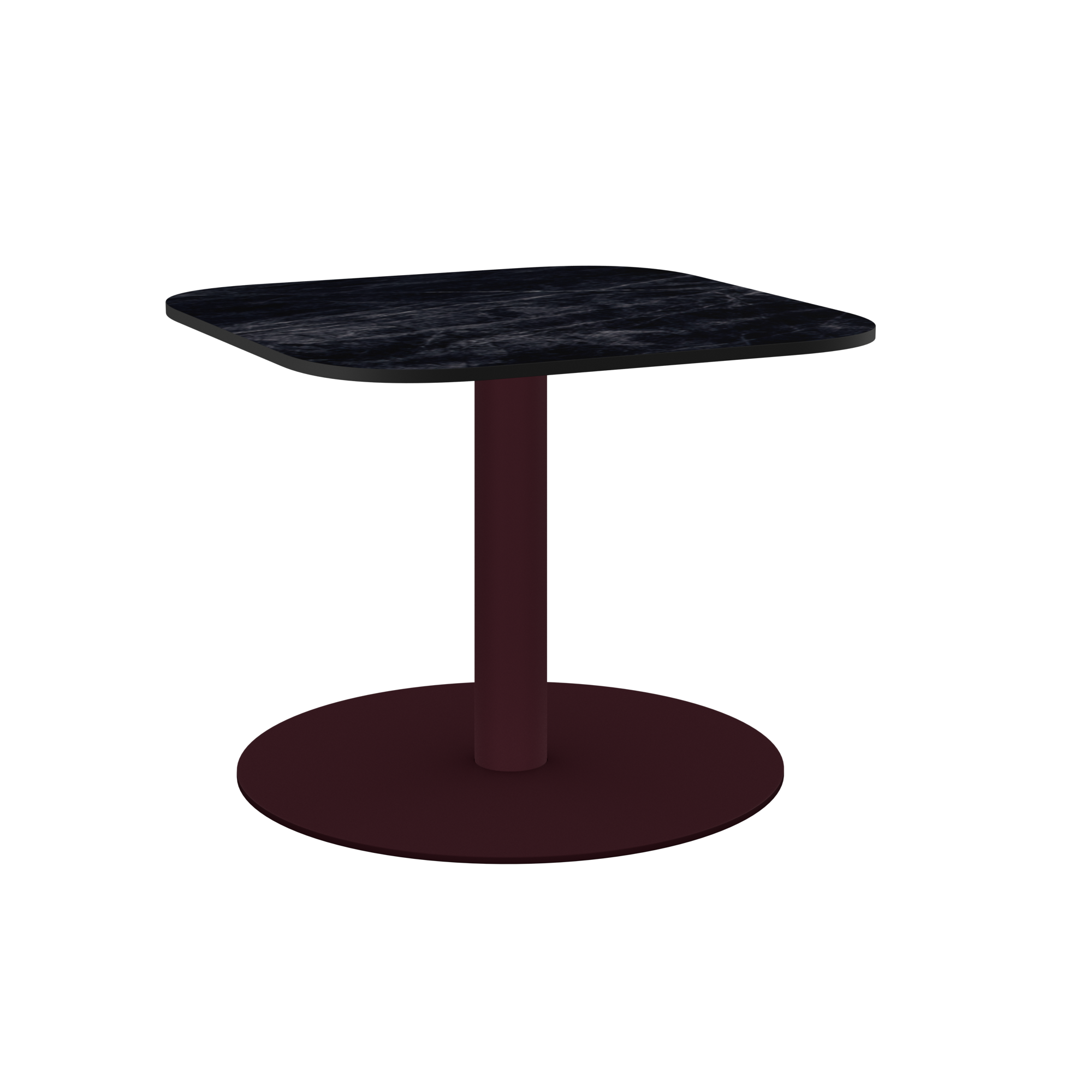 Halo Side Table (60cm Rounded Square)
