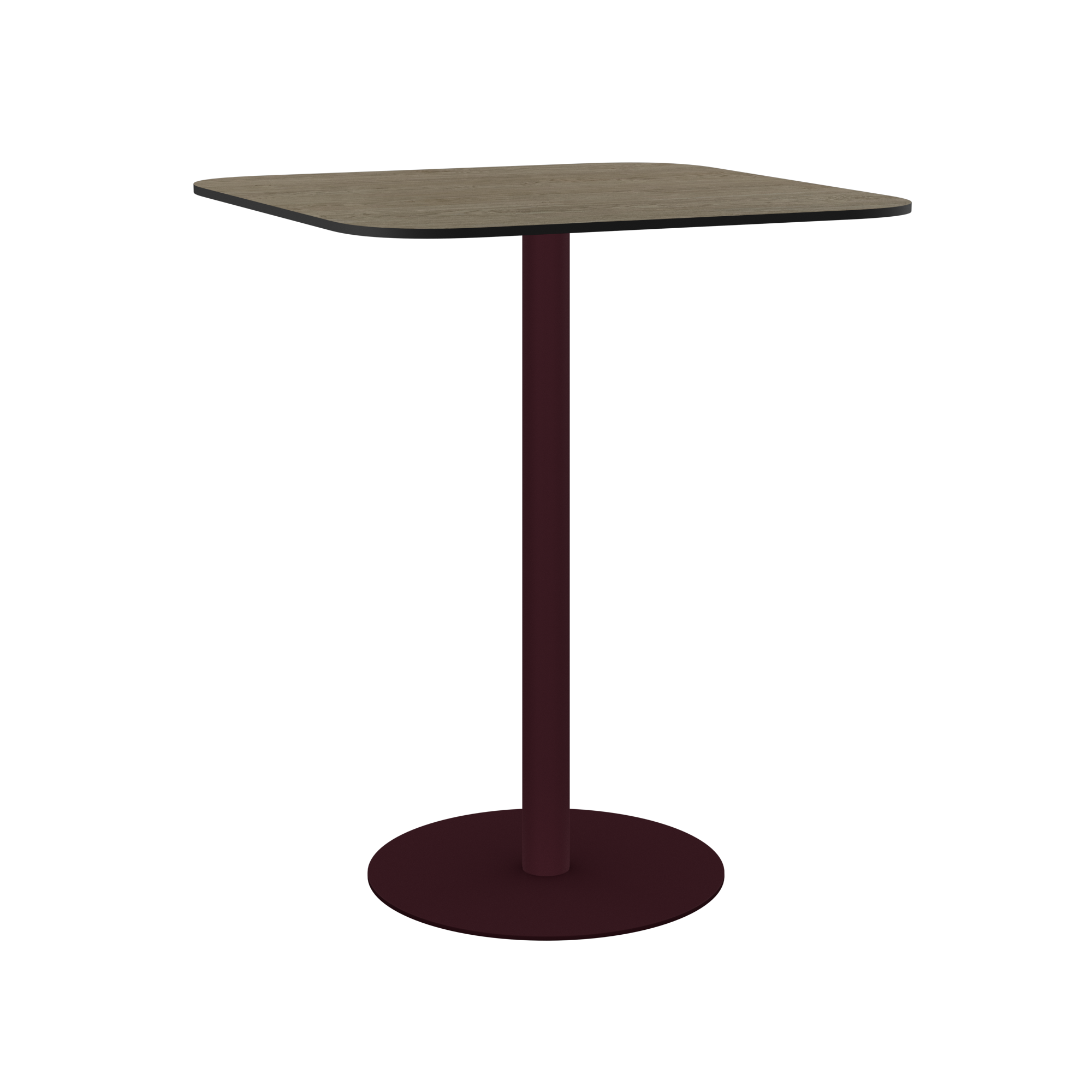 Halo Bar Table (80cm Rounded Square)