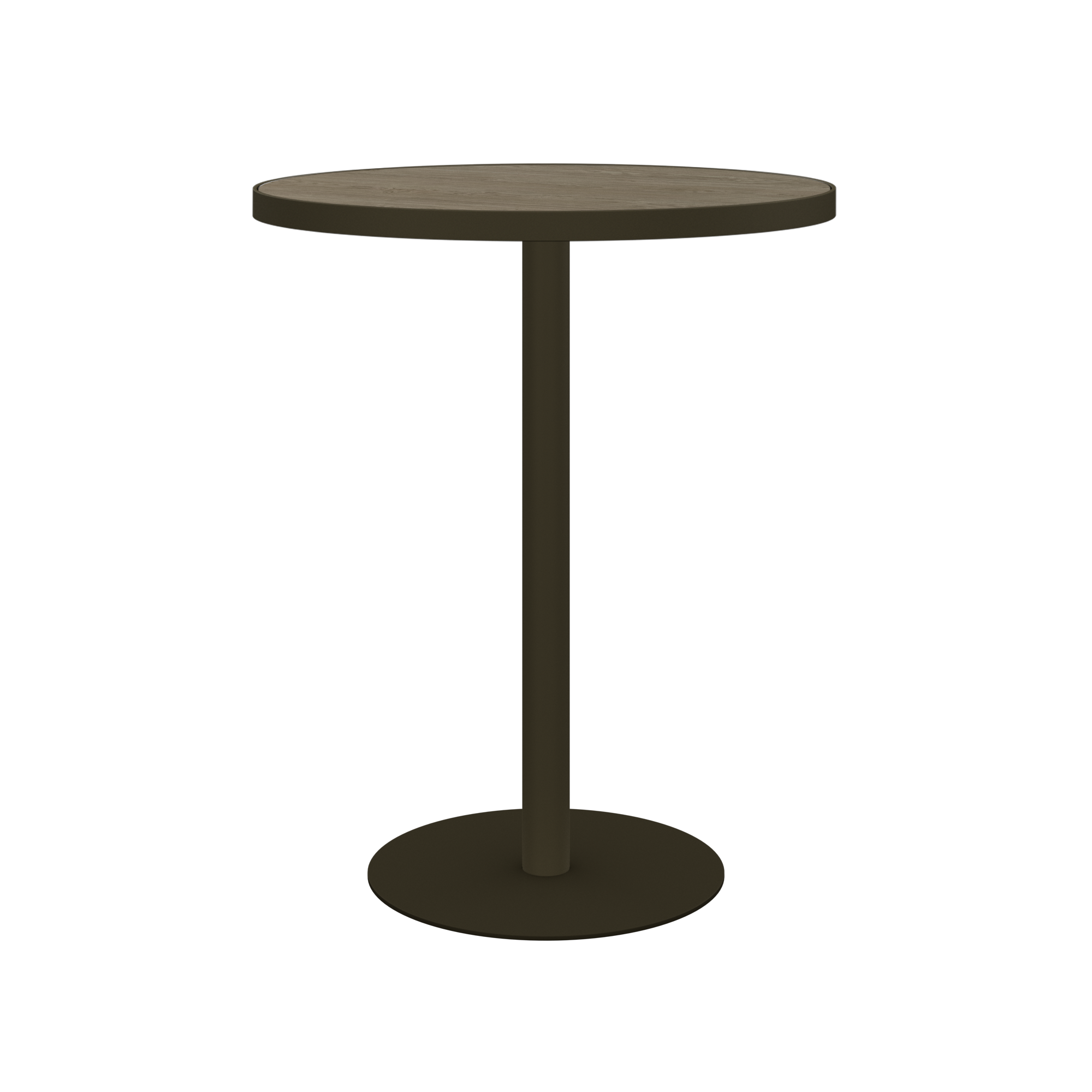 Halo Bar Table (80cm Round) With Rim