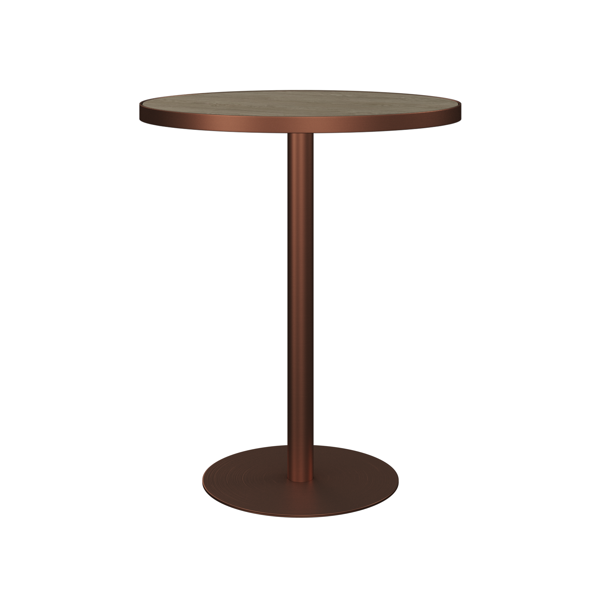 Halo Bar Table (80cm Round) With Rim