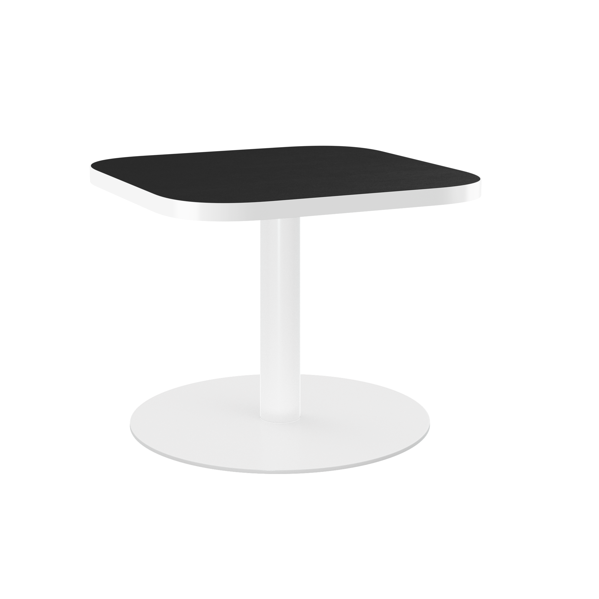 Halo Side Table (60cm Rounded Square) With Rim