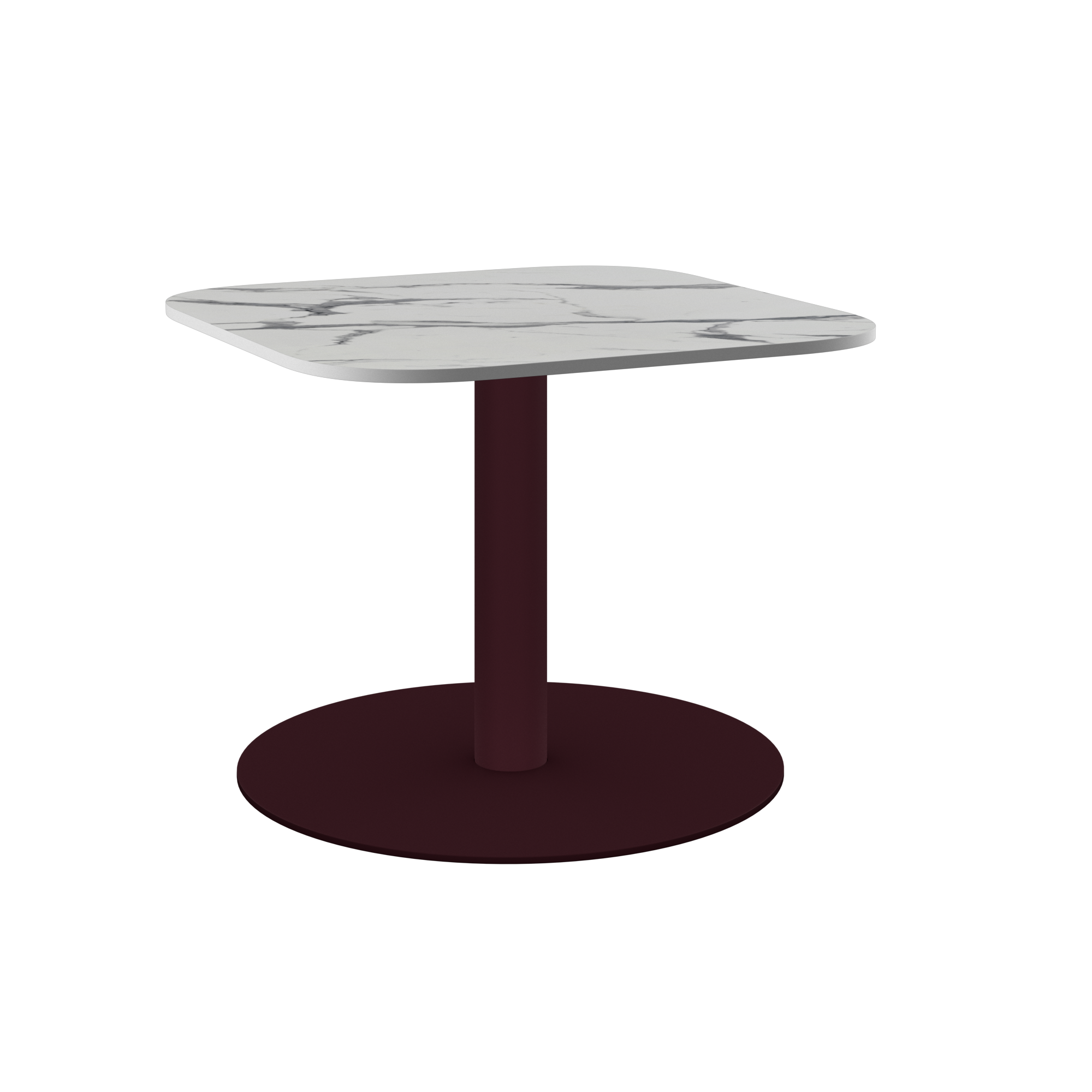 Halo Side Table (60cm Rounded Square)