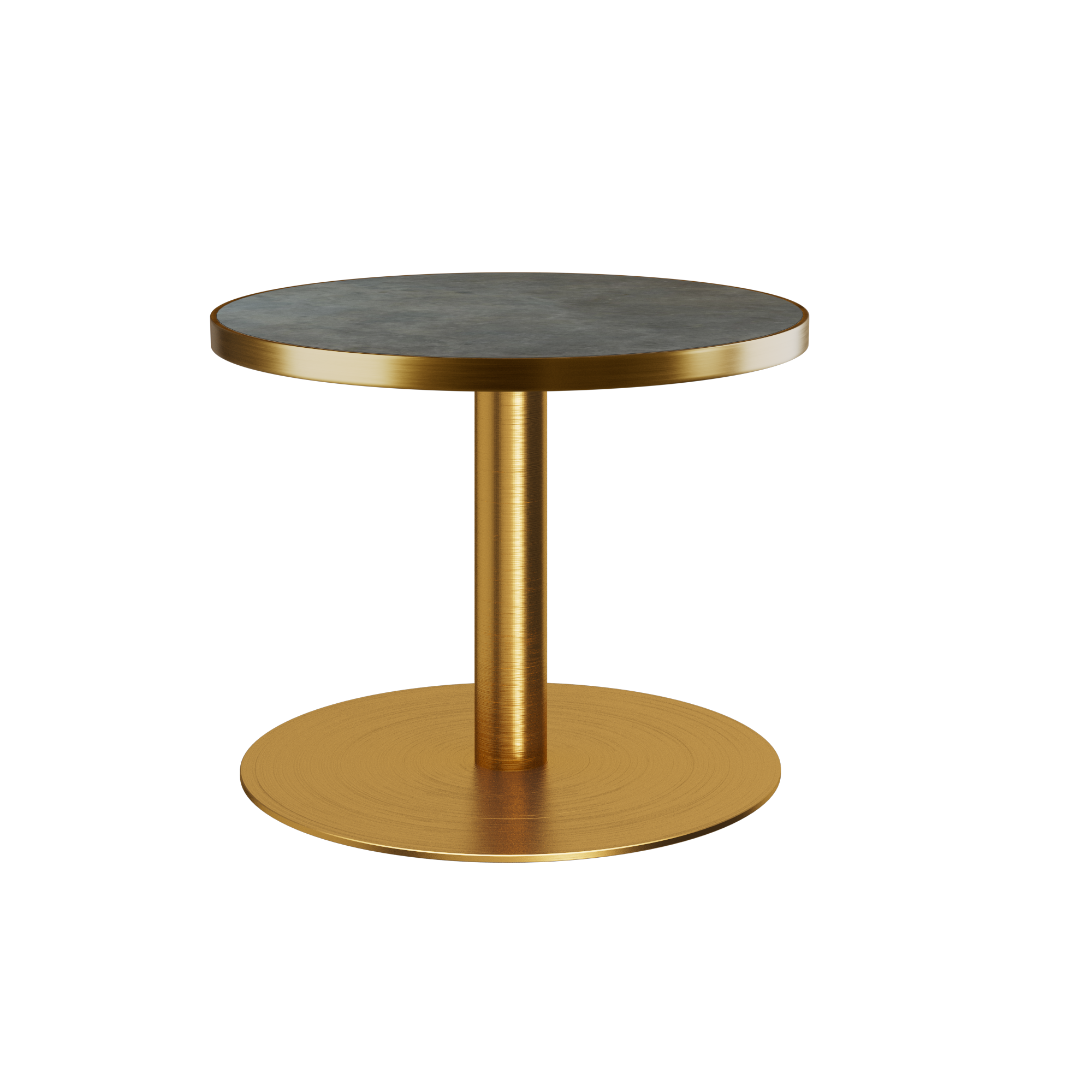 Halo Side Table (60cm Round) With Rim