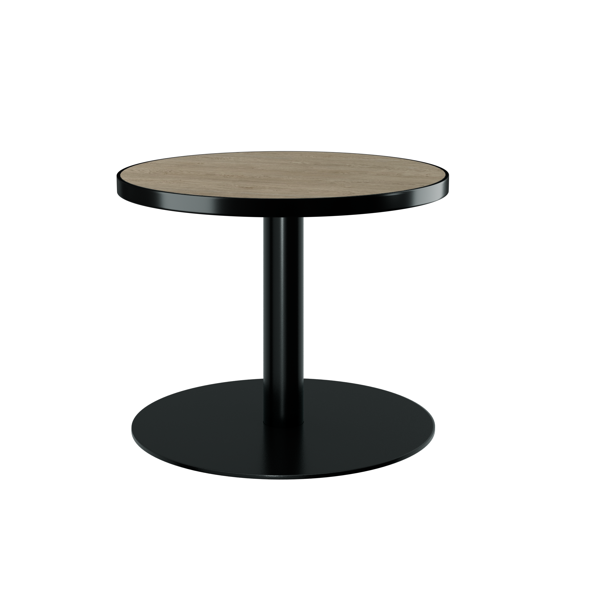 Halo Side Table (60cm Round) With Rim