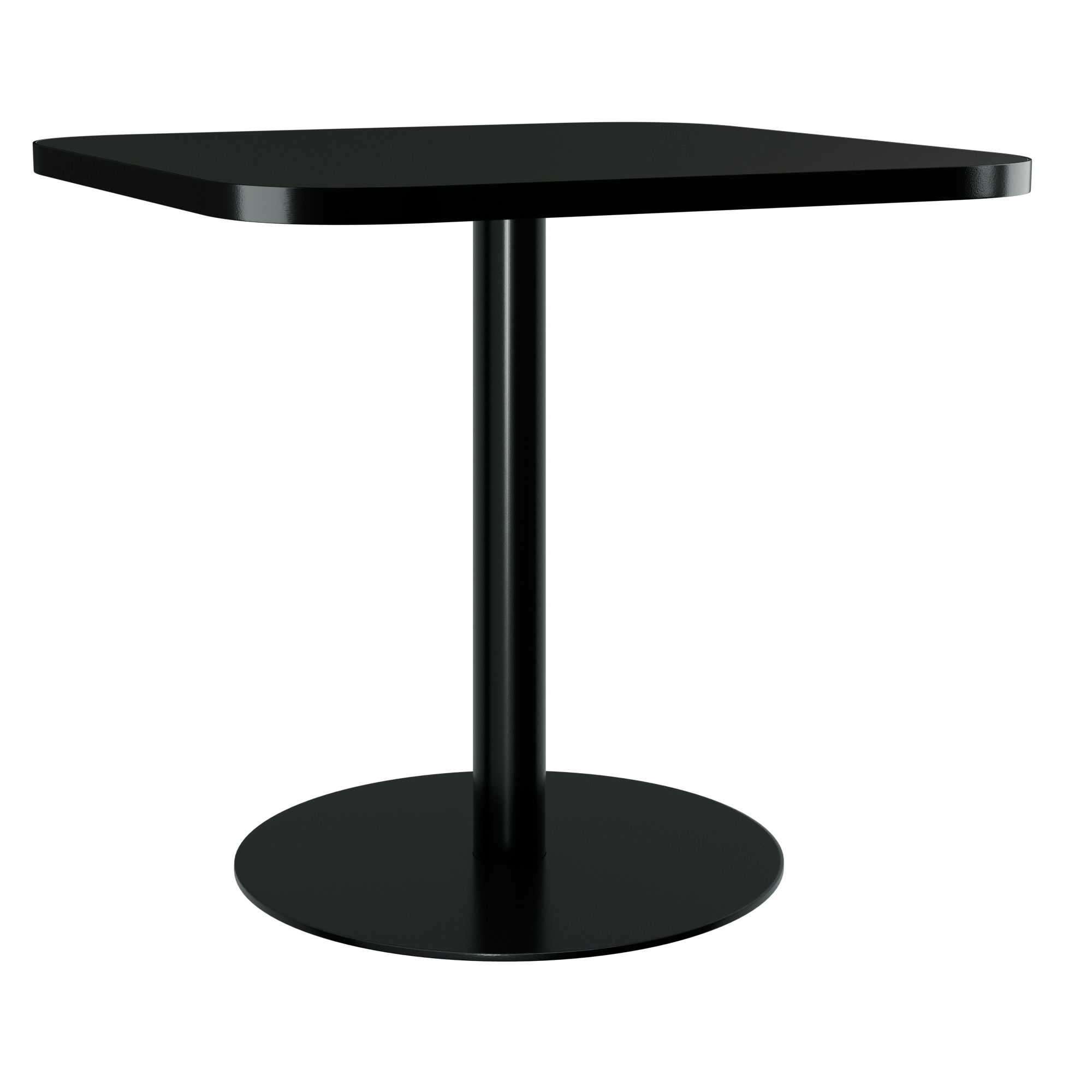 Halo Café Table (80cm Rounded Square) With Rim