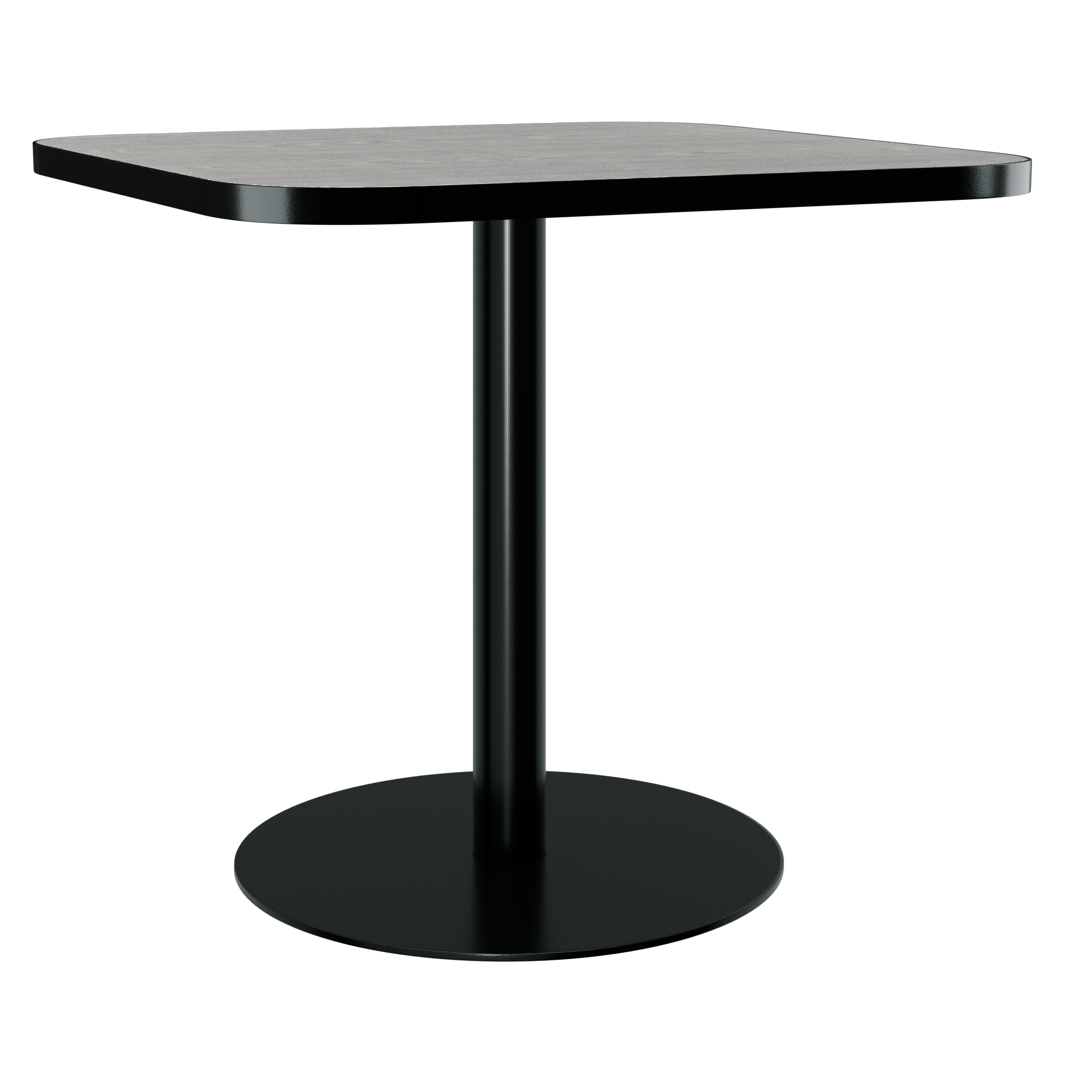 Halo Café Table (80cm Rounded Square) With Rim