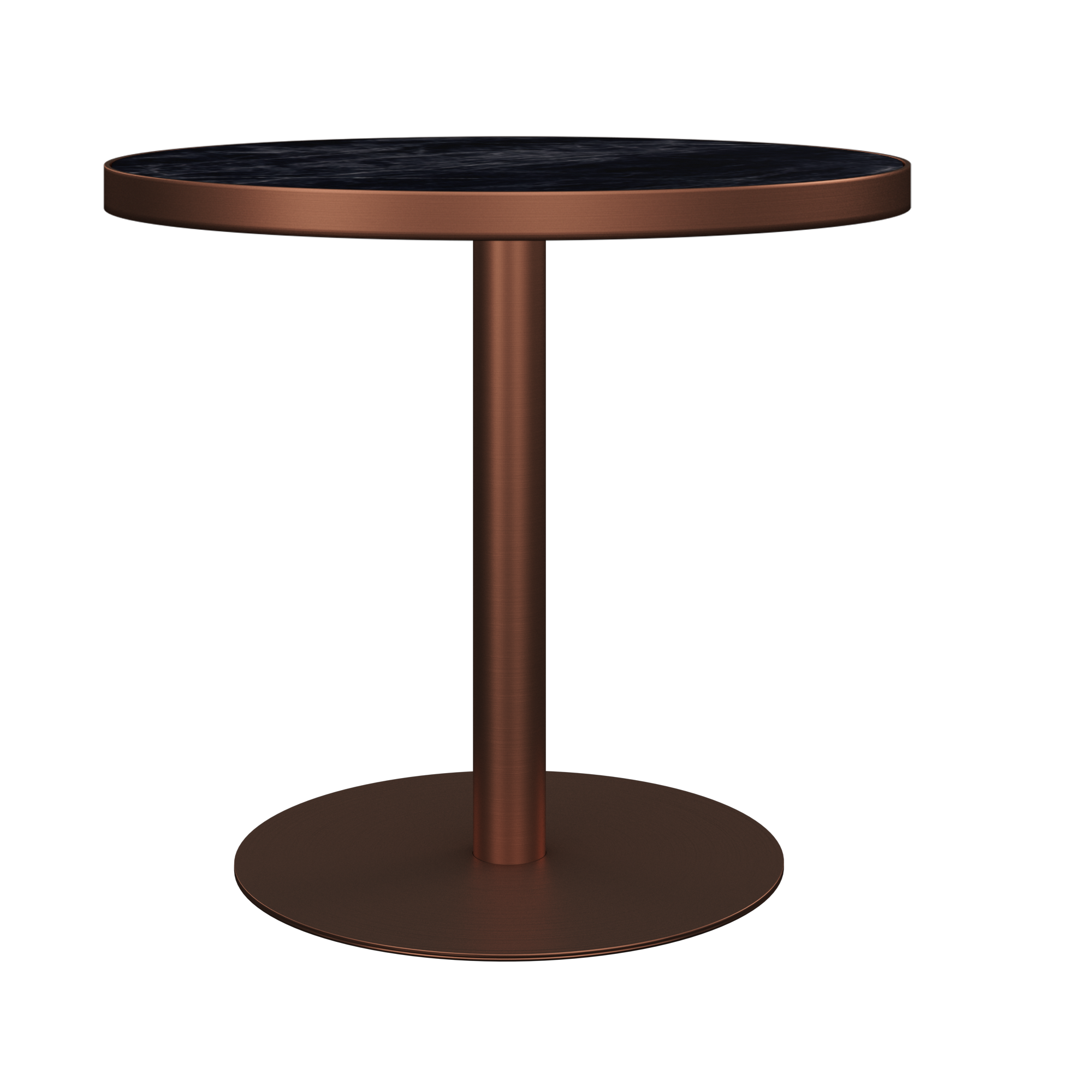 Halo Café Table (80cm Round) With Rim
