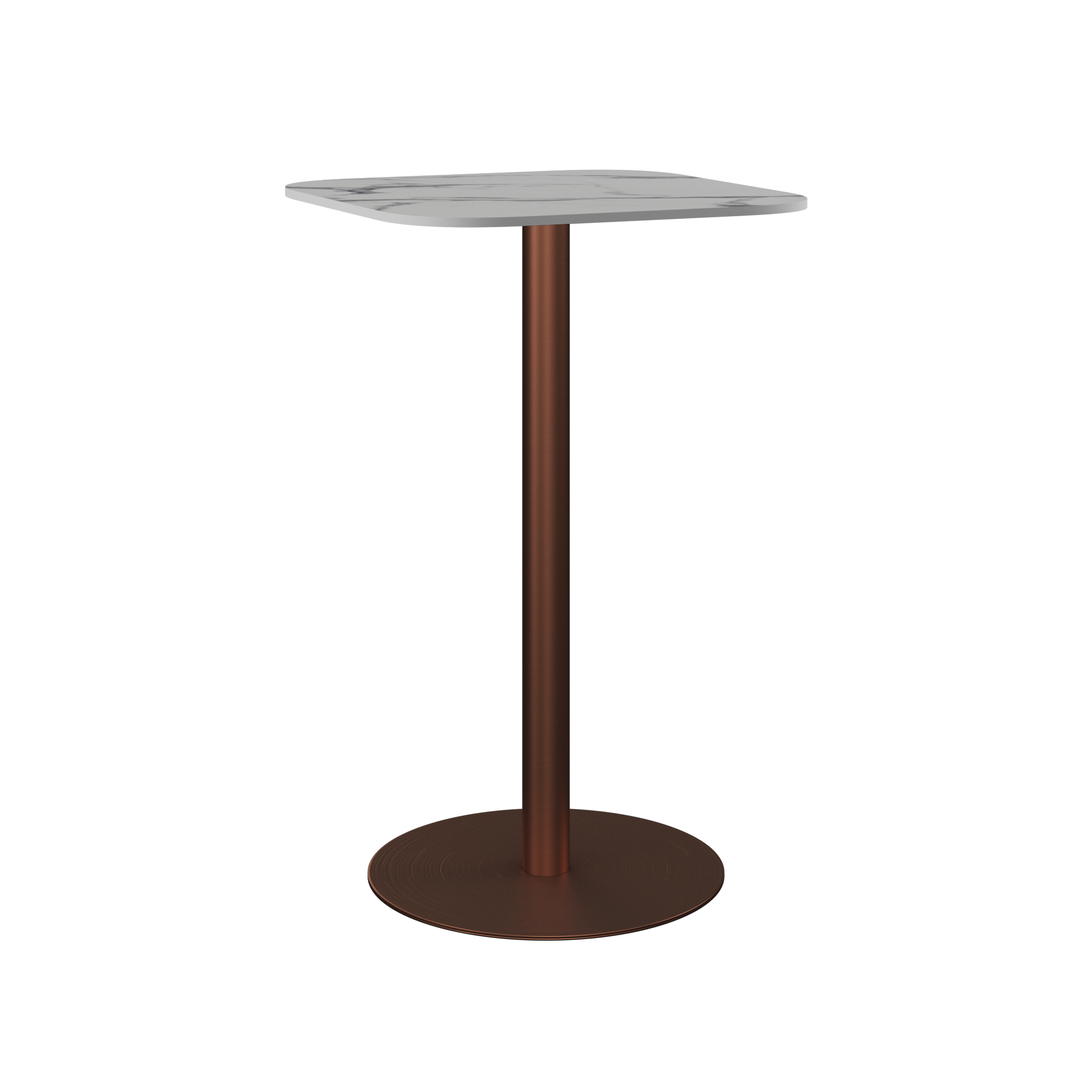 Halo Bar Table (60cm Rounded Square)