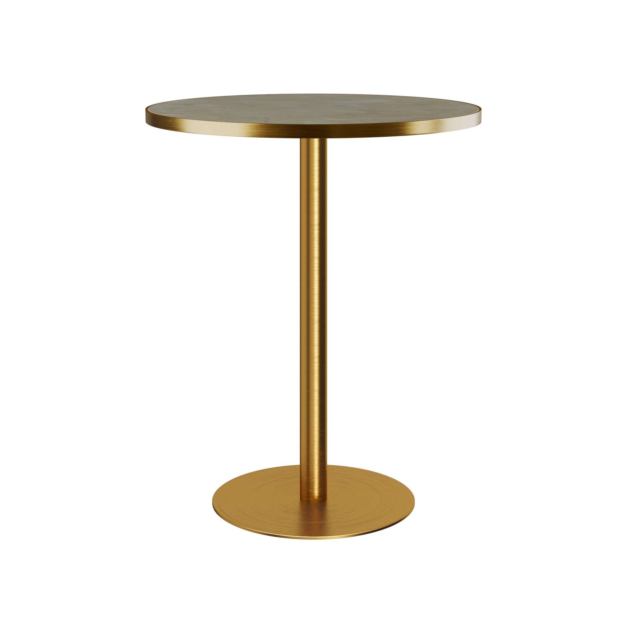 Halo Bar Table (80cm Round) With Rim