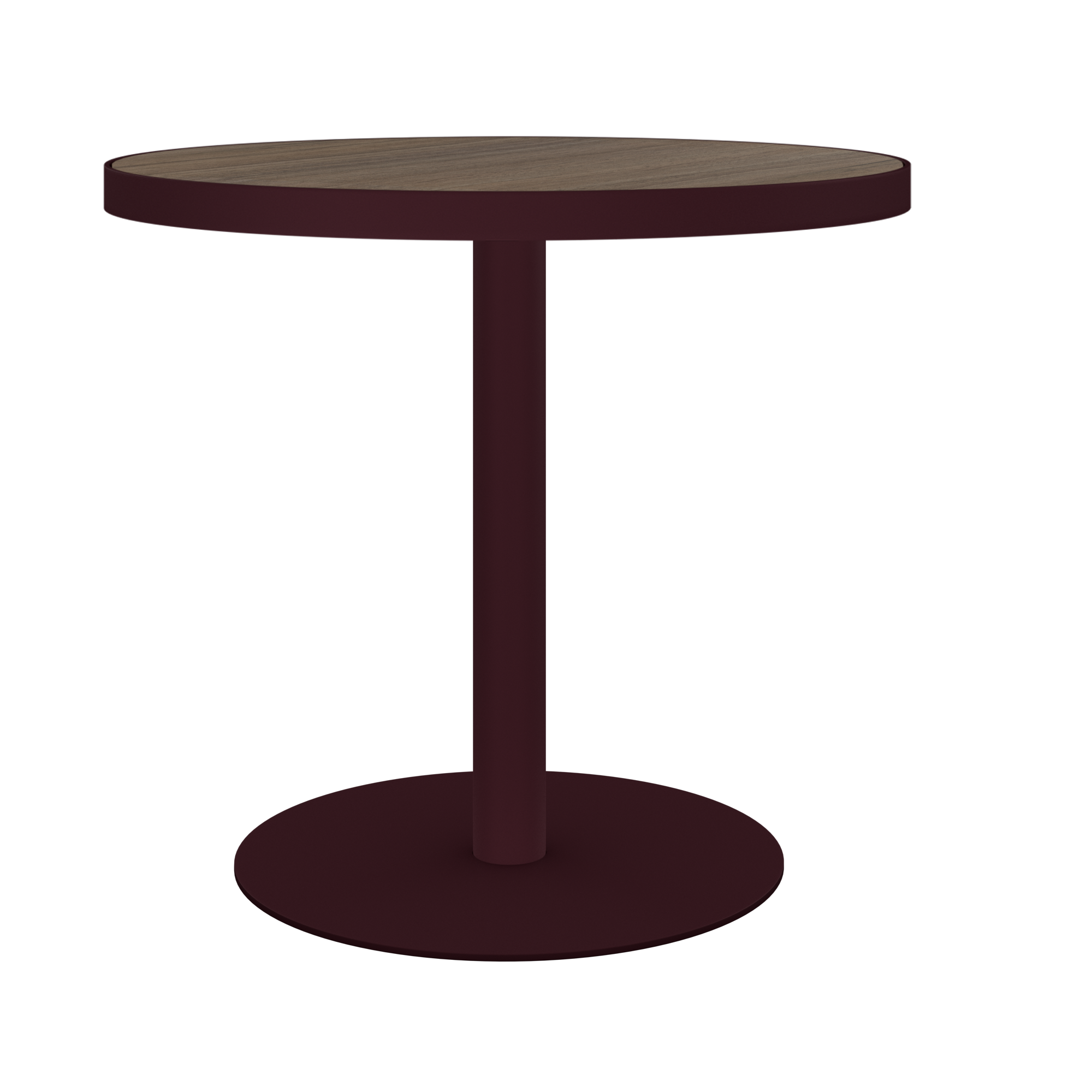 Halo Café Table (80cm Round) With Rim