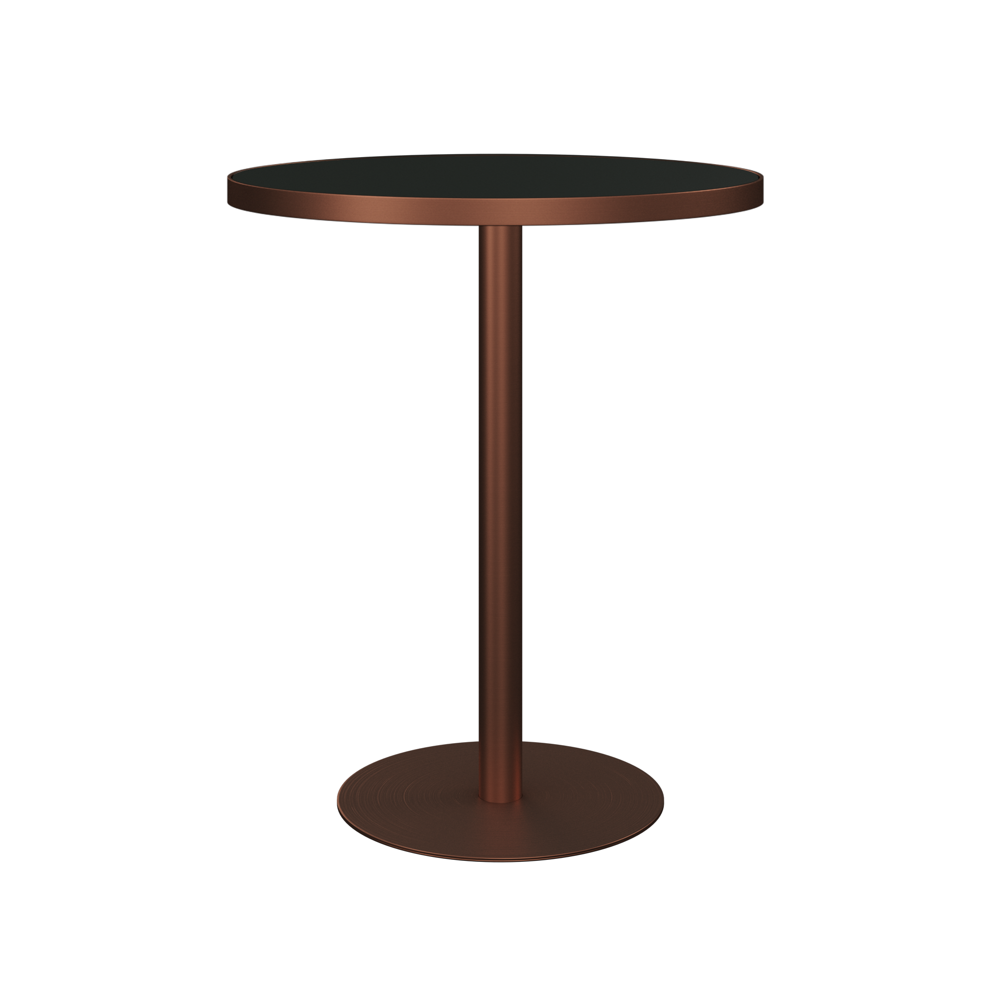 Halo Bar Table (80cm Round) With Rim