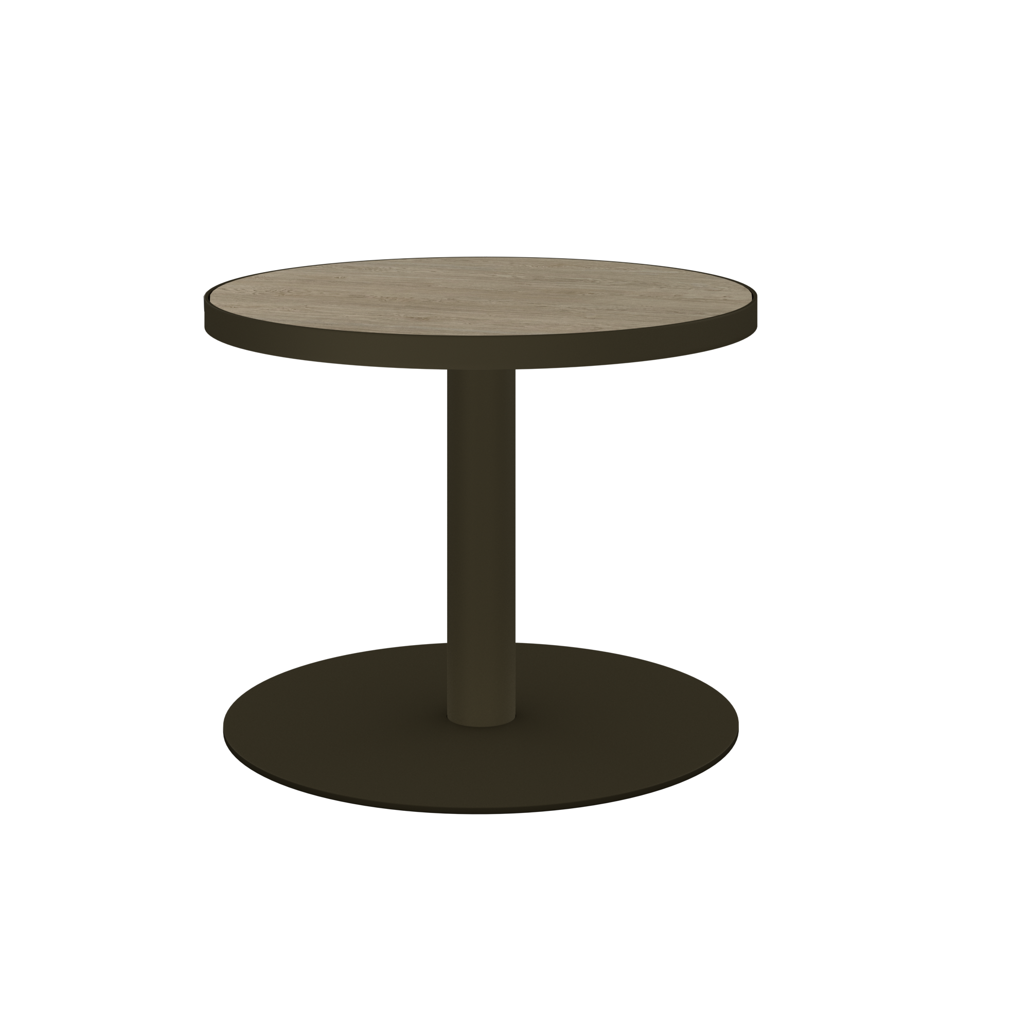 Halo Side Table (60cm Round) With Rim
