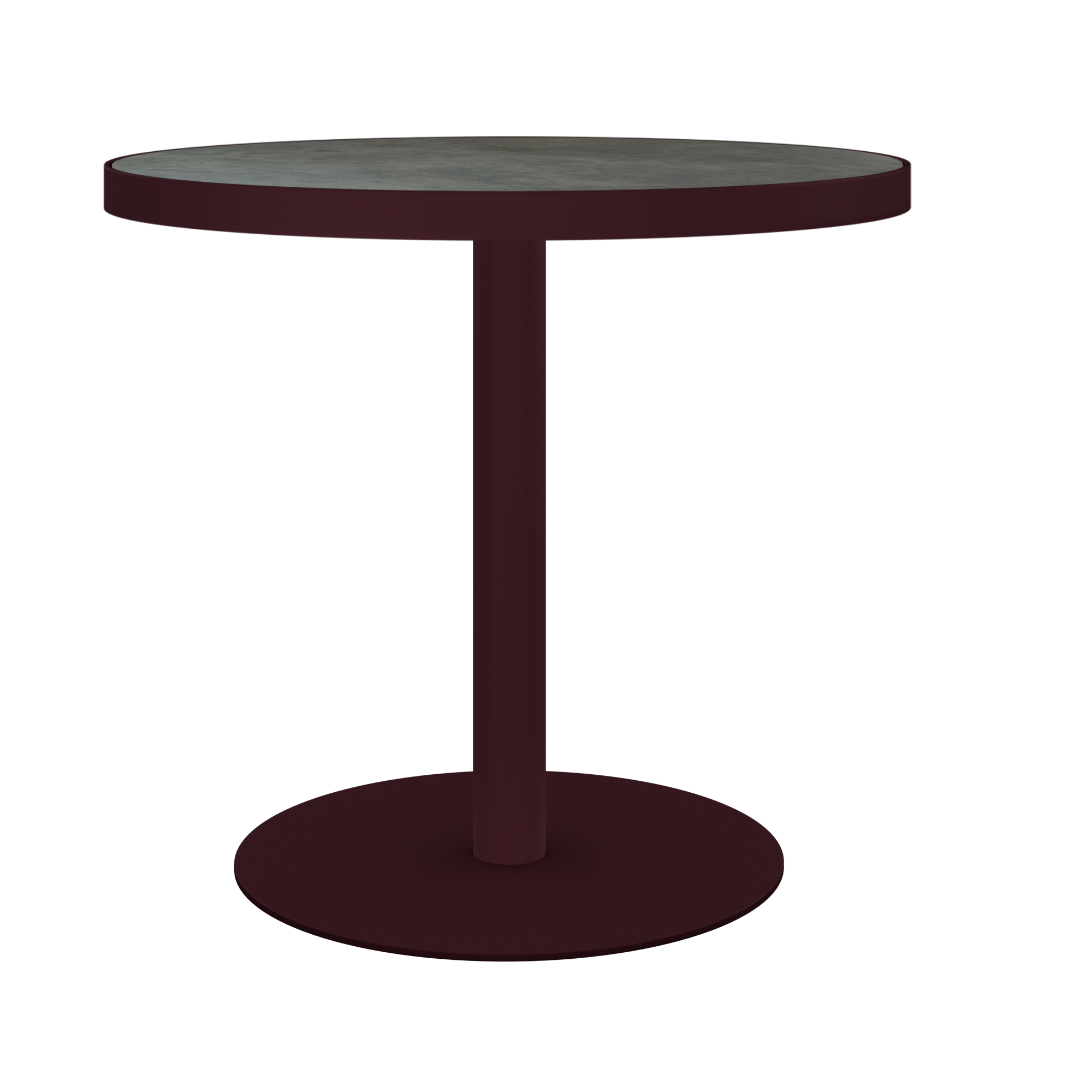 Halo Café Table (80cm Round) With Rim