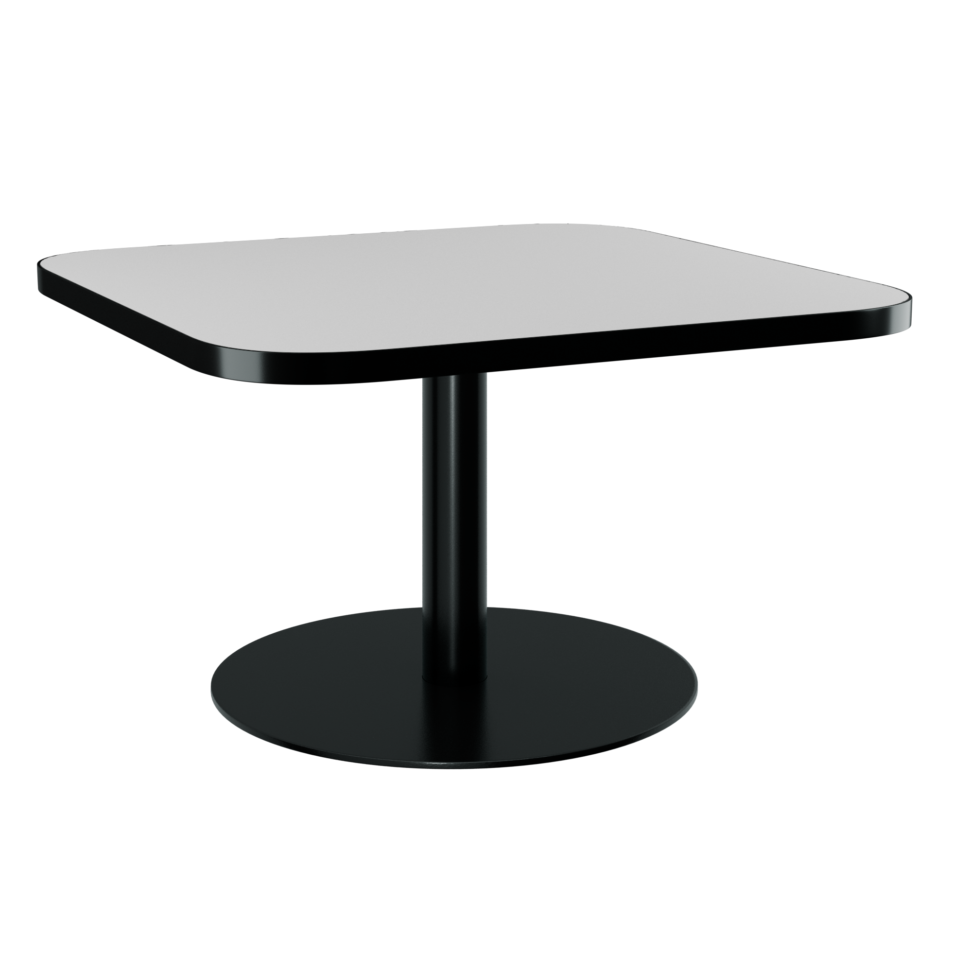 Halo Coffee Table (80cm Rounded Square) With Rim
