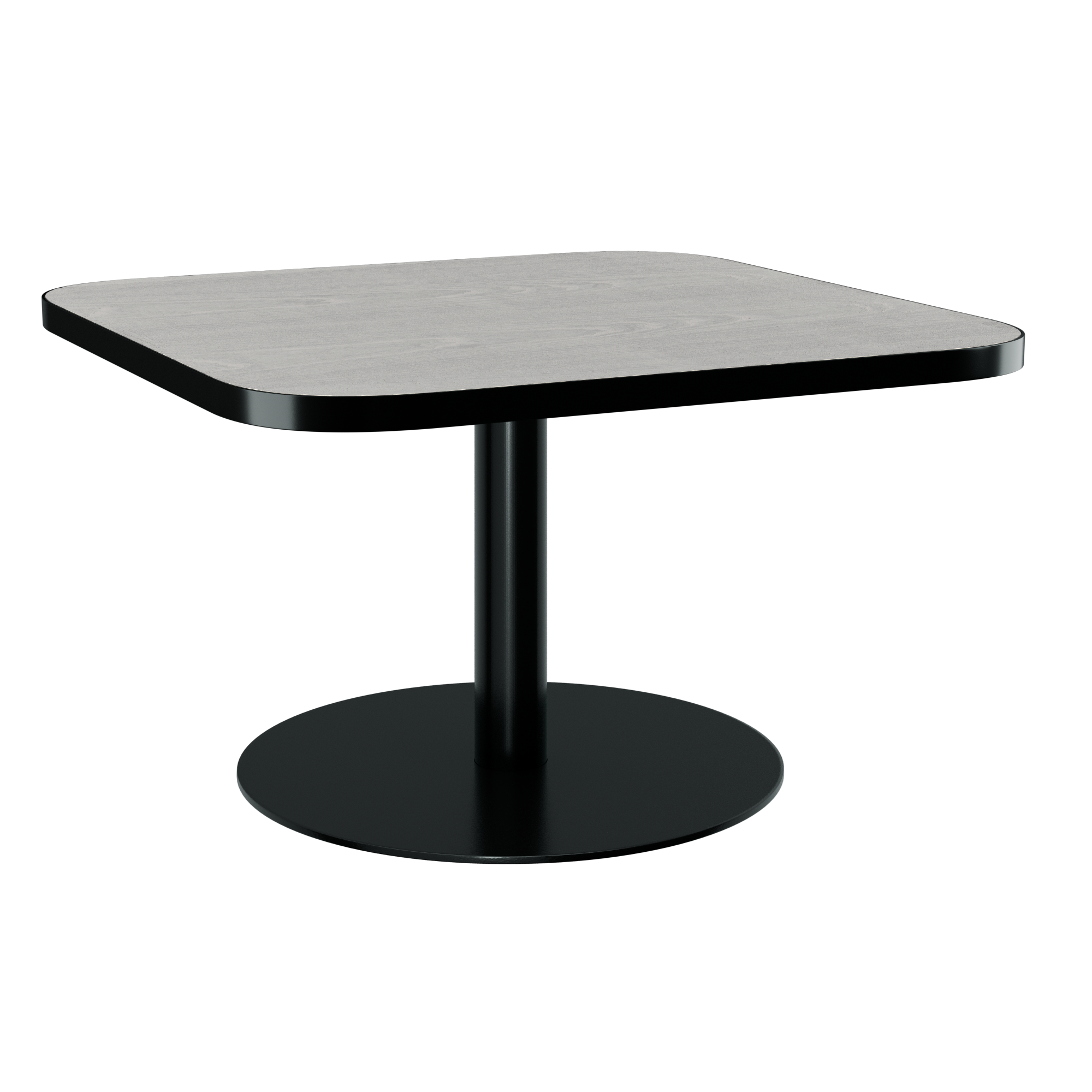 Halo Coffee Table (80cm Rounded Square) With Rim