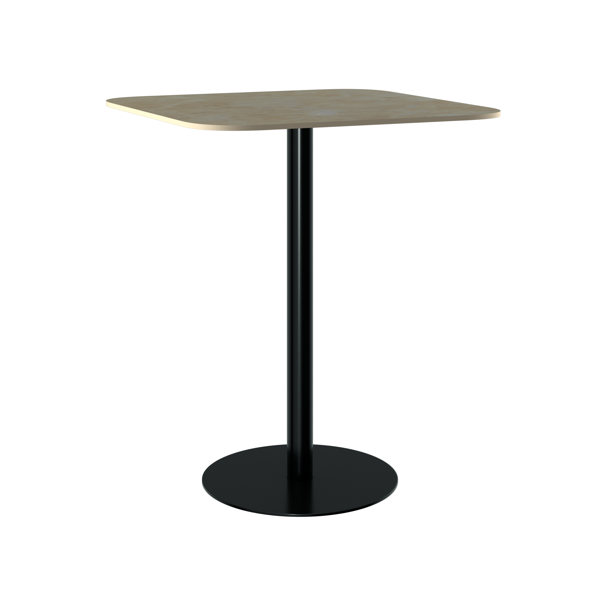 Halo Bar Table (80cm Rounded Square)