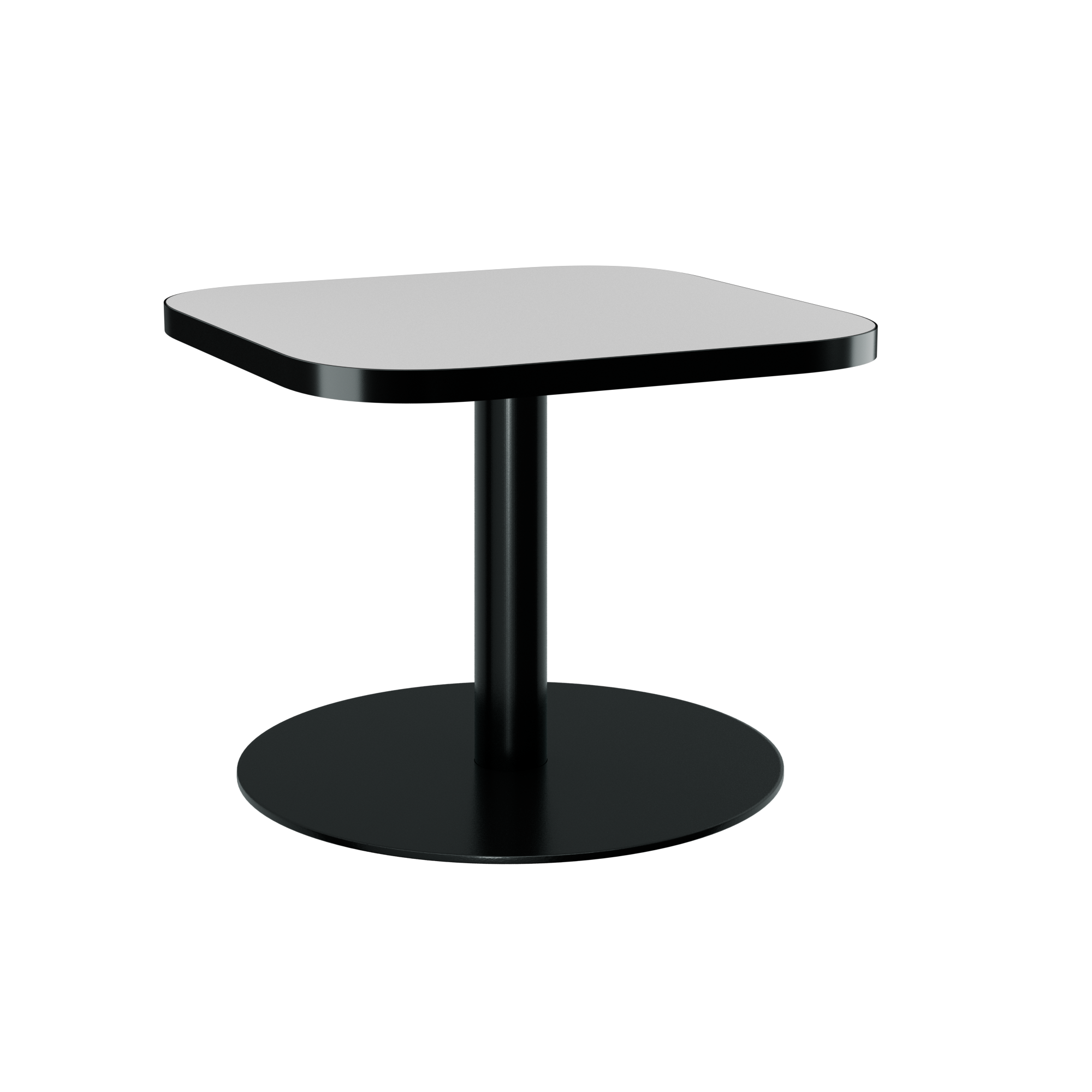 Halo Side Table (60cm Rounded Square) With Rim