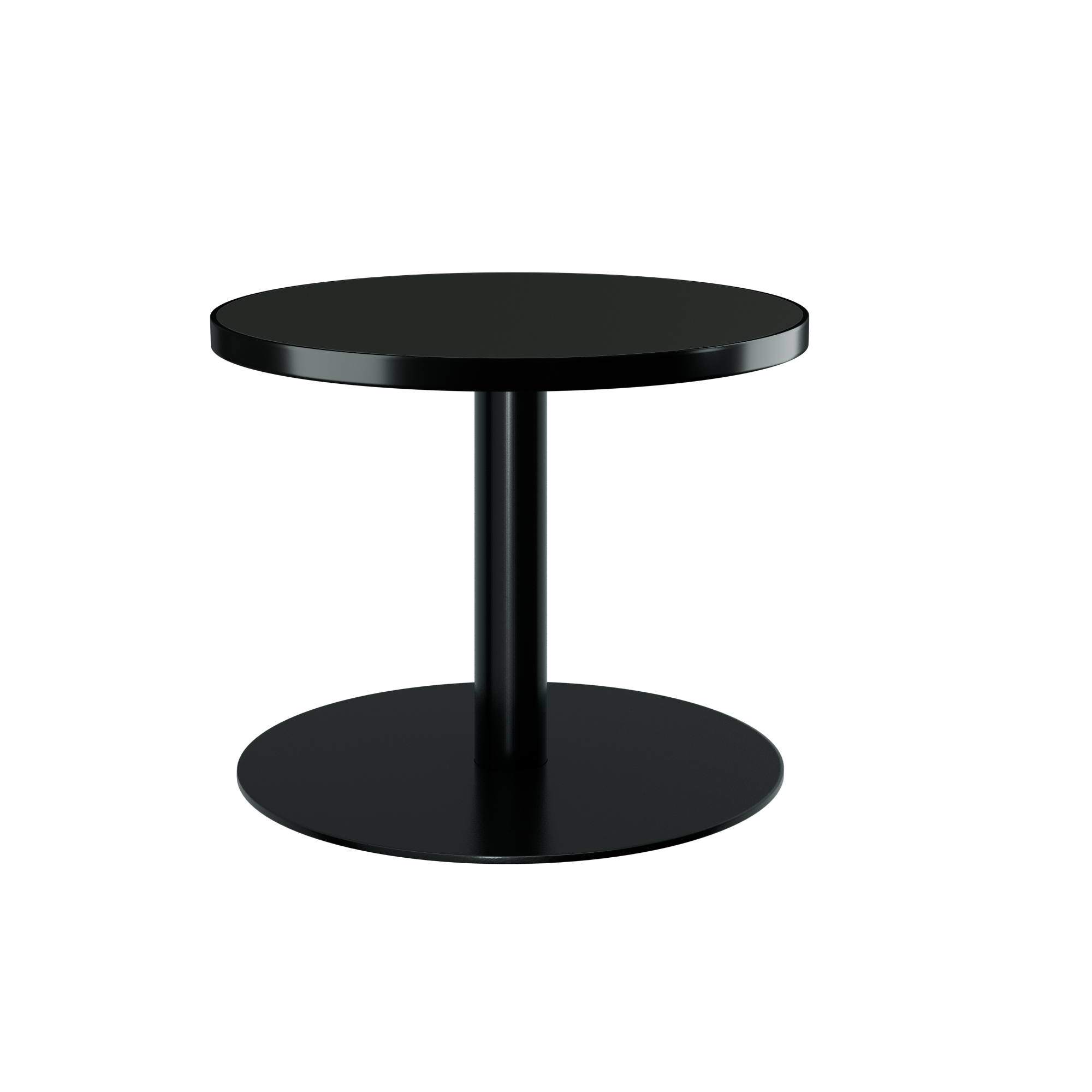 Halo Side Table (60cm Round) With Rim