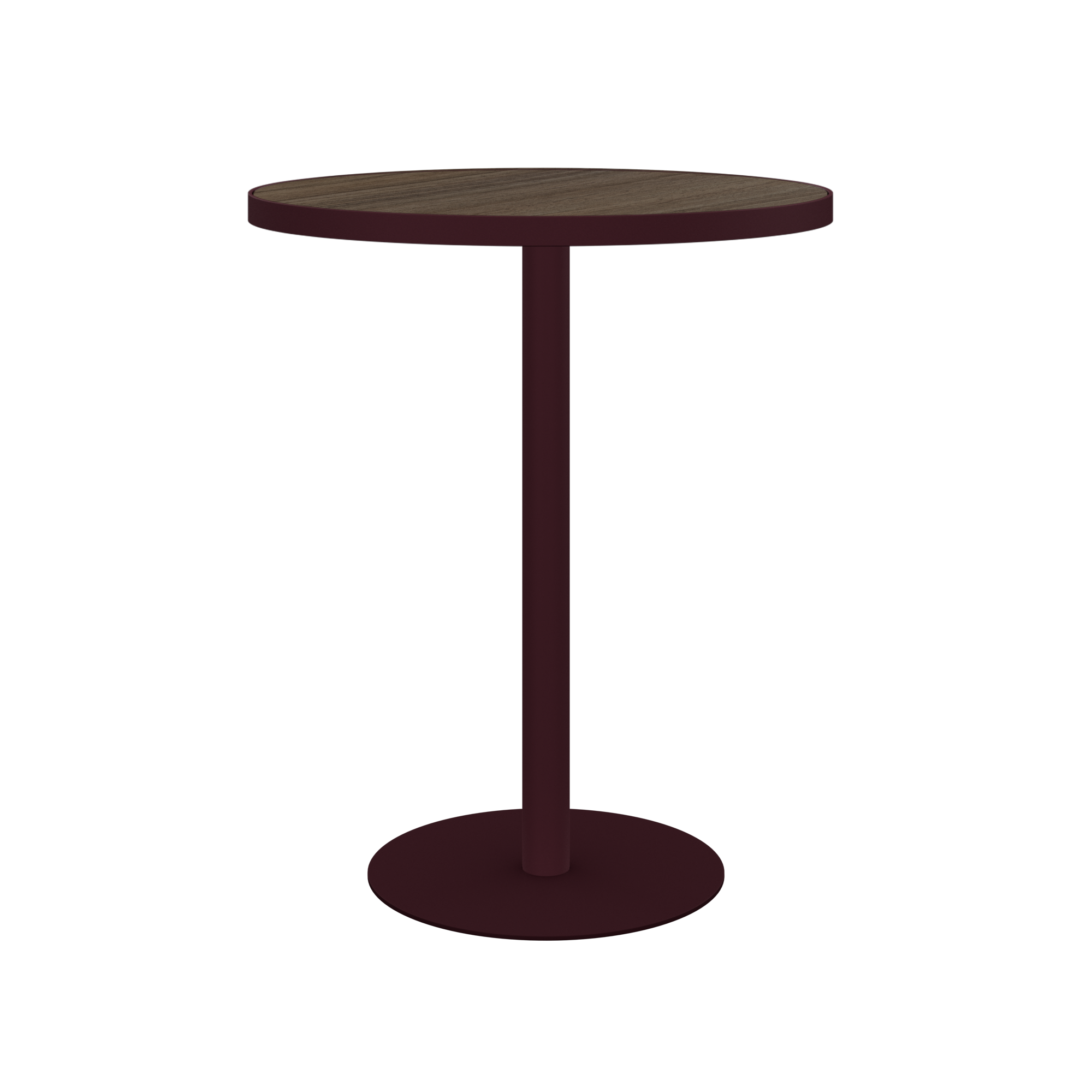 Halo Bar Table (80cm Round) With Rim