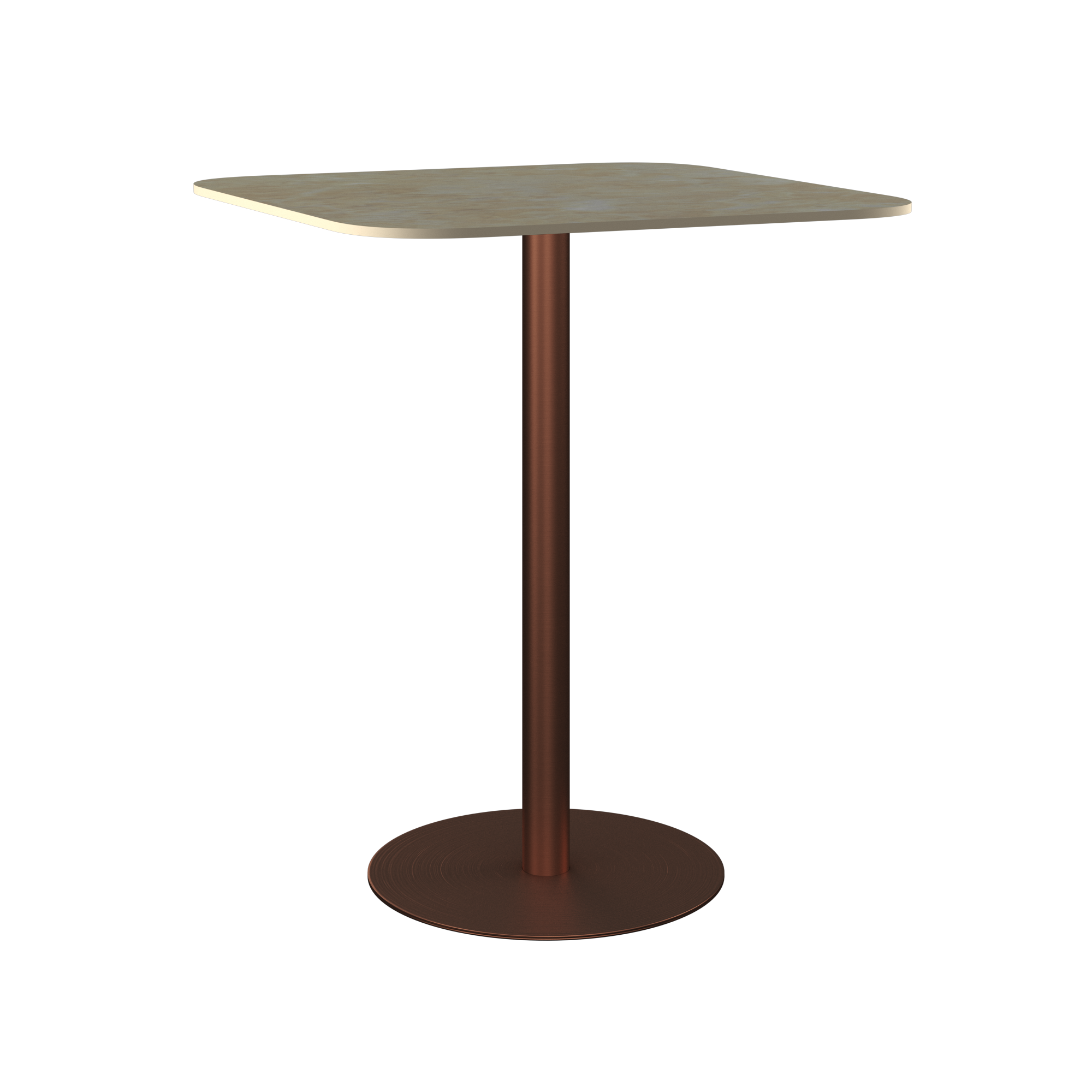 Halo Bar Table (80cm Rounded Square)