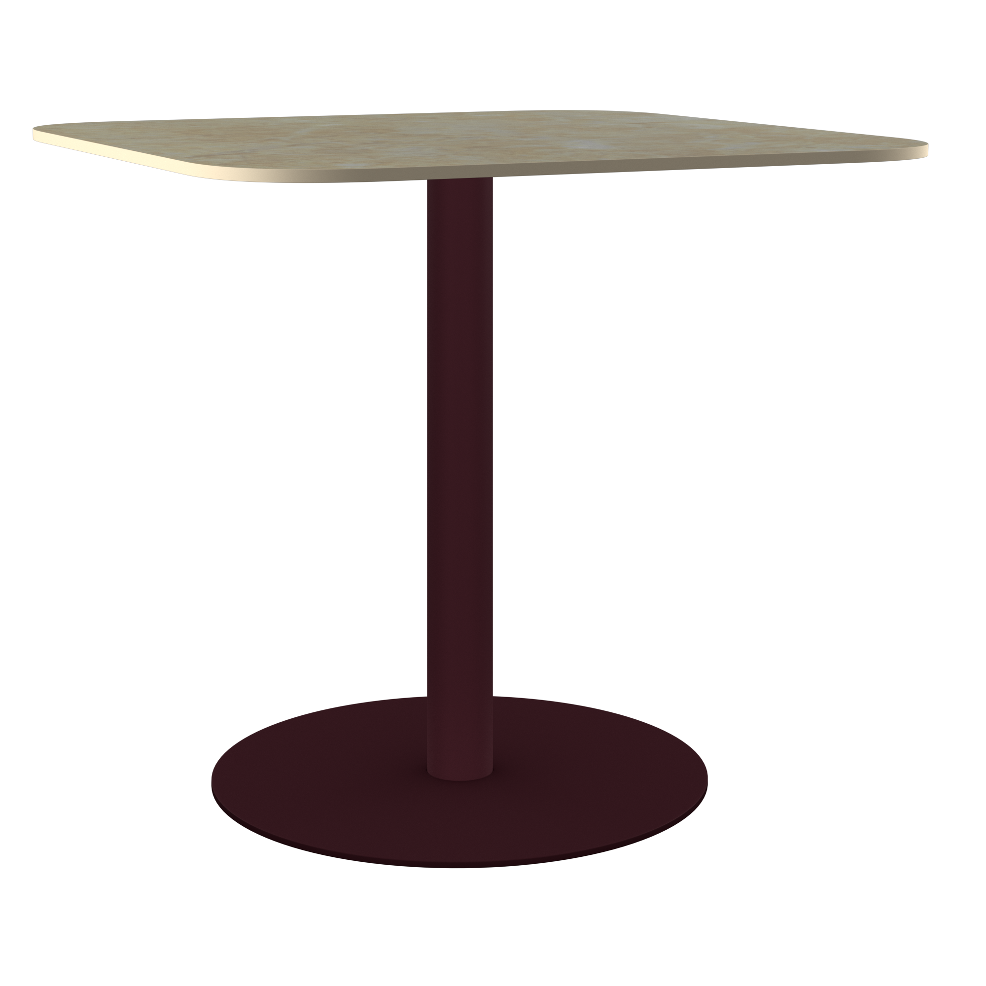 Halo Café Table (80cm Rounded Square)