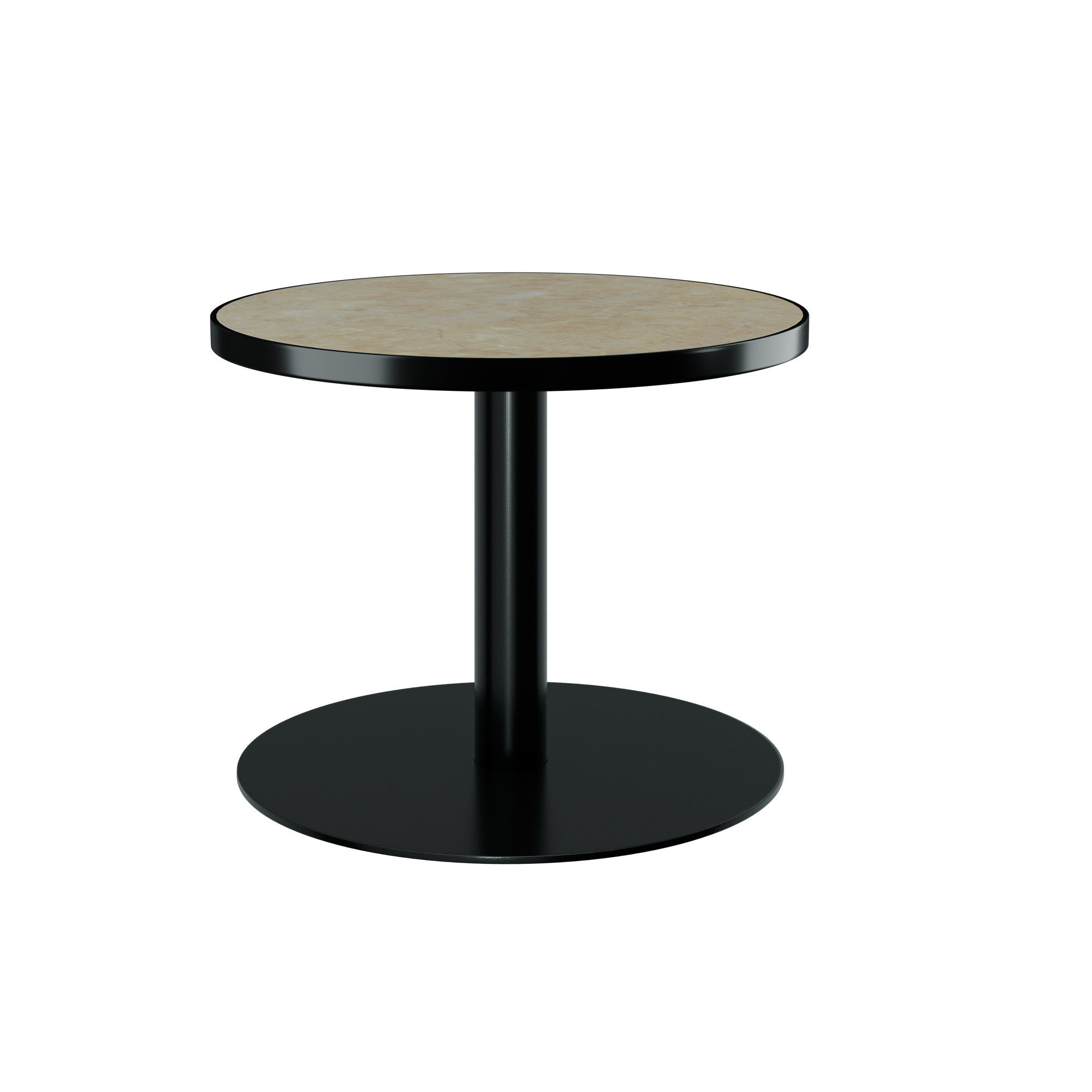 Halo Side Table (60cm Round) With Rim