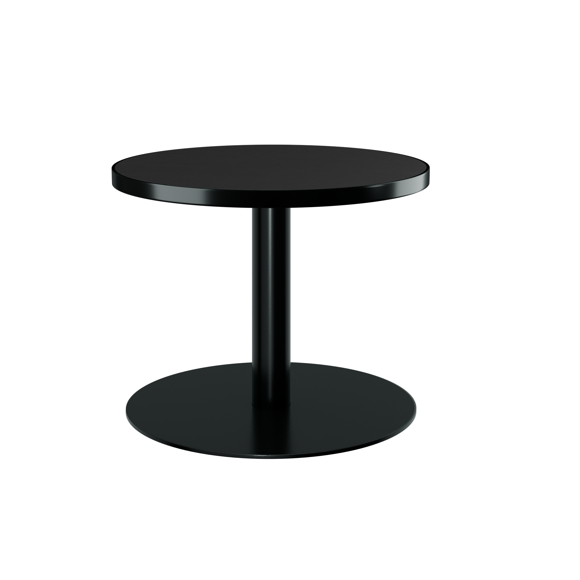 Halo Side Table (60cm Round) With Rim
