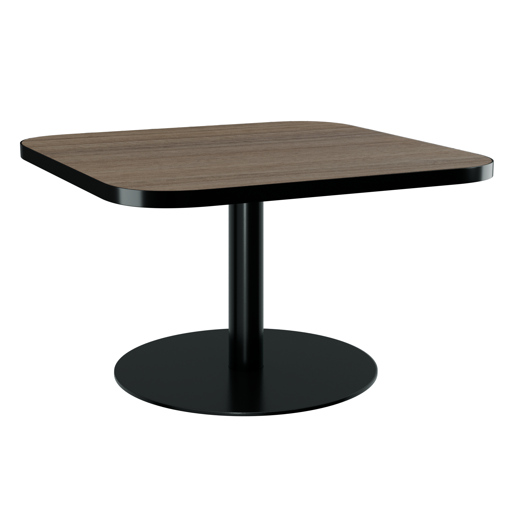 Halo Coffee Table (80cm Rounded Square) With Rim