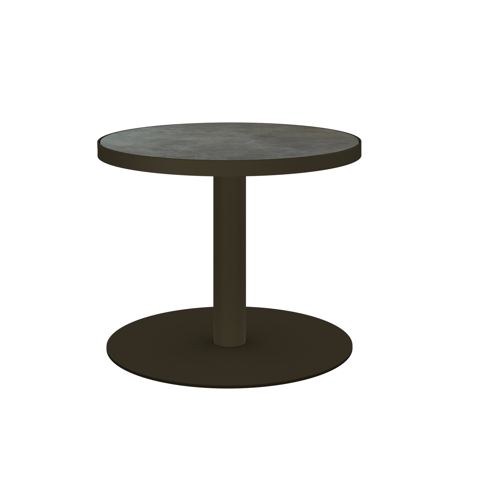 Halo Side Table (60cm Round) With Rim