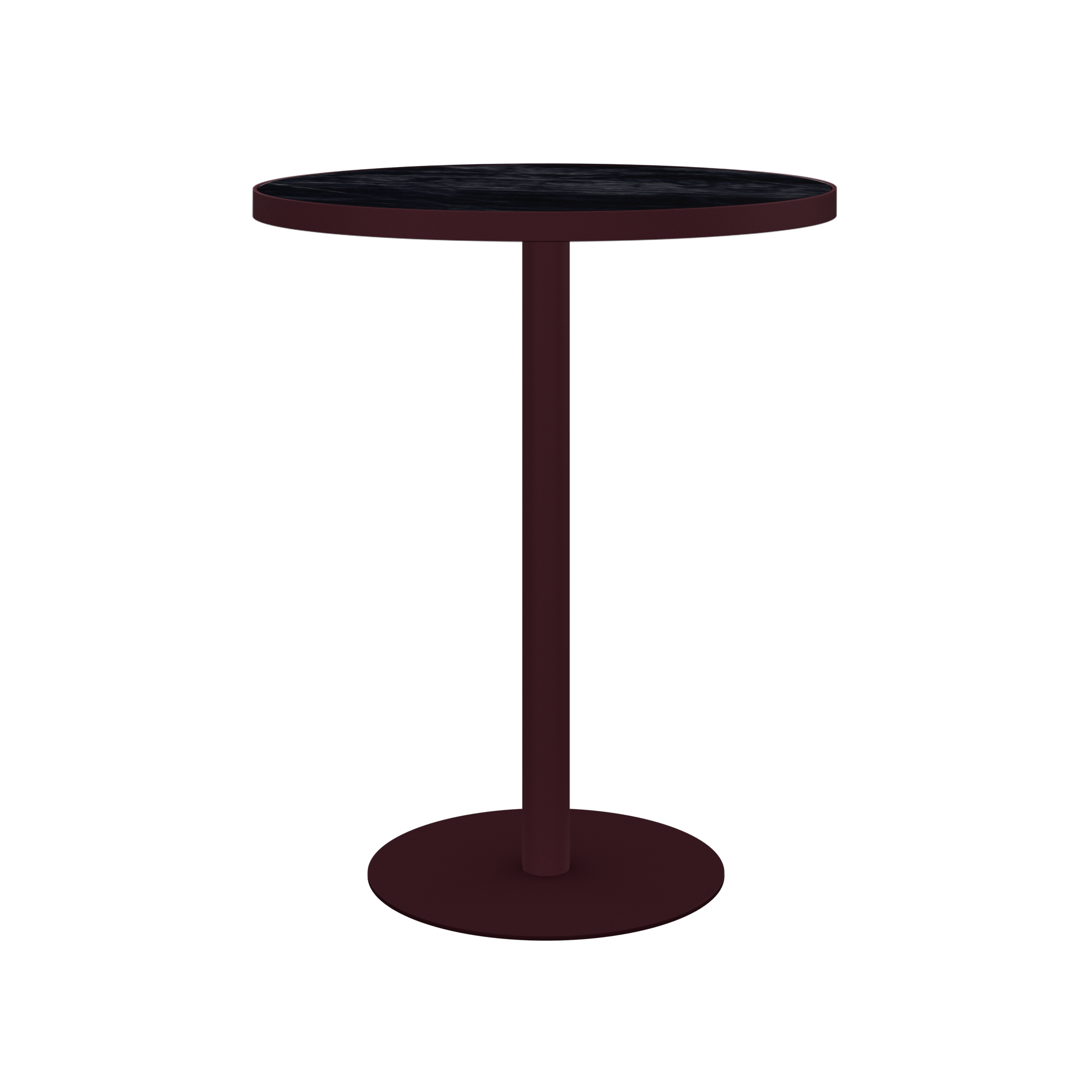 Halo Bar Table (80cm Round) With Rim