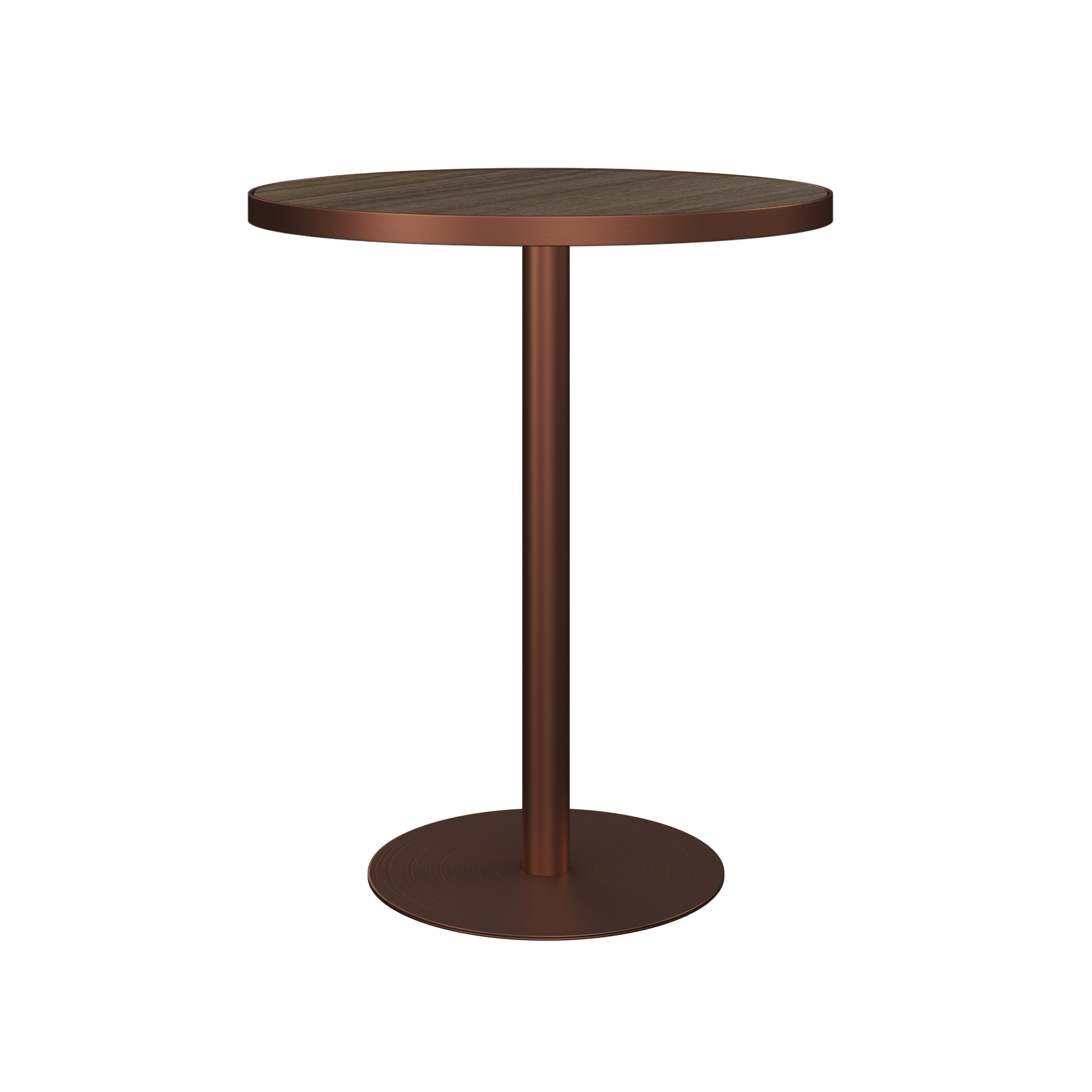 Halo Bar Table (80cm Round) With Rim