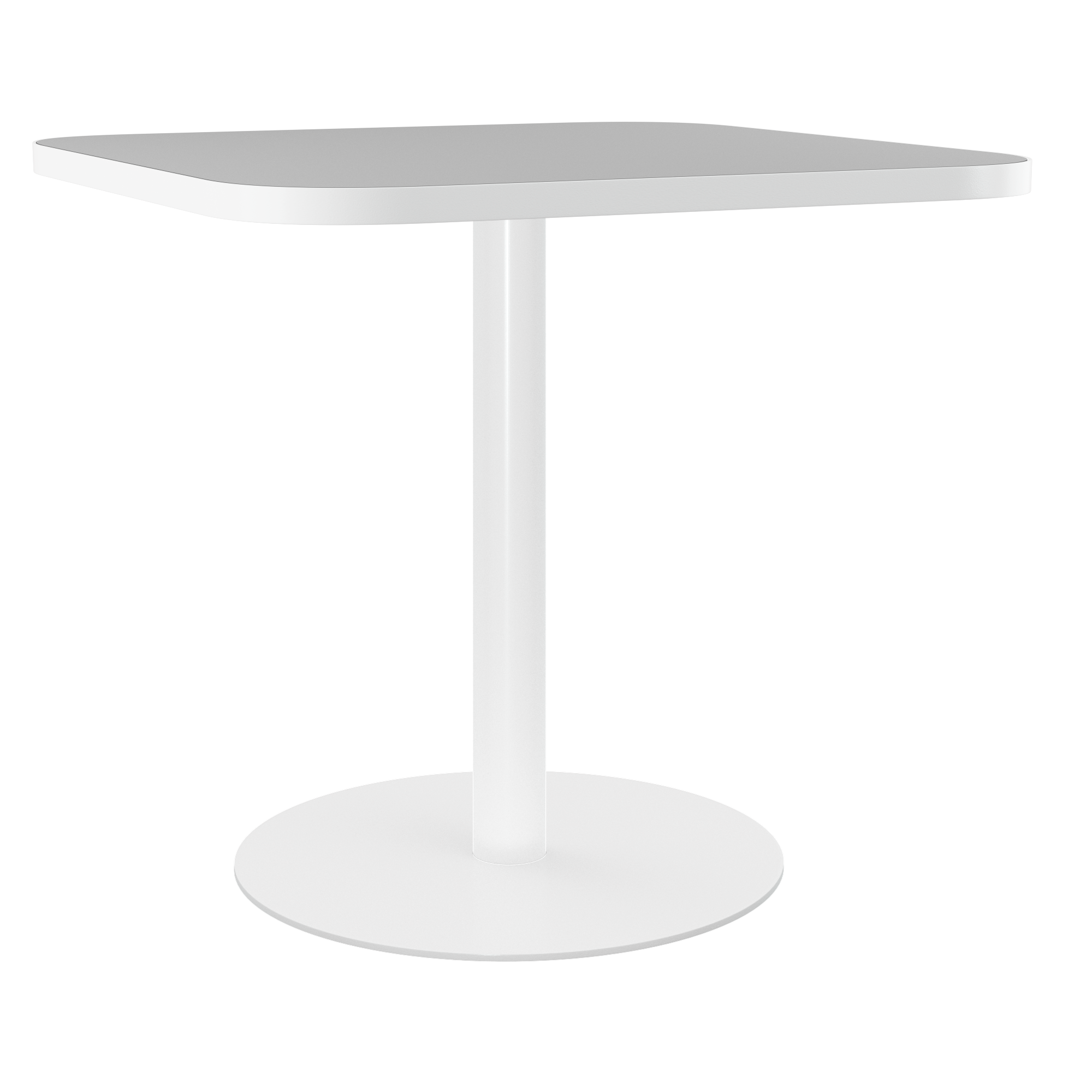 Halo Café Table (80cm Rounded Square) With Rim