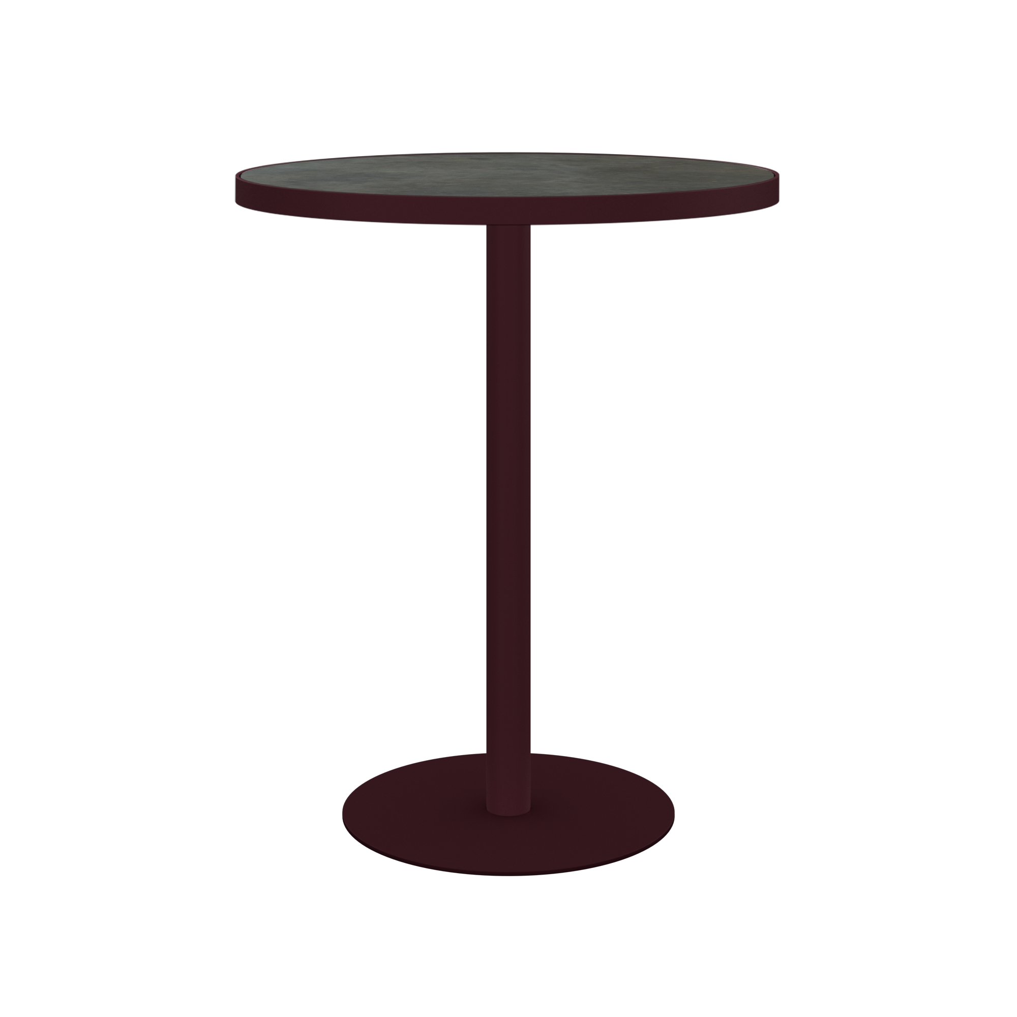 Halo Bar Table (80cm Round) With Rim