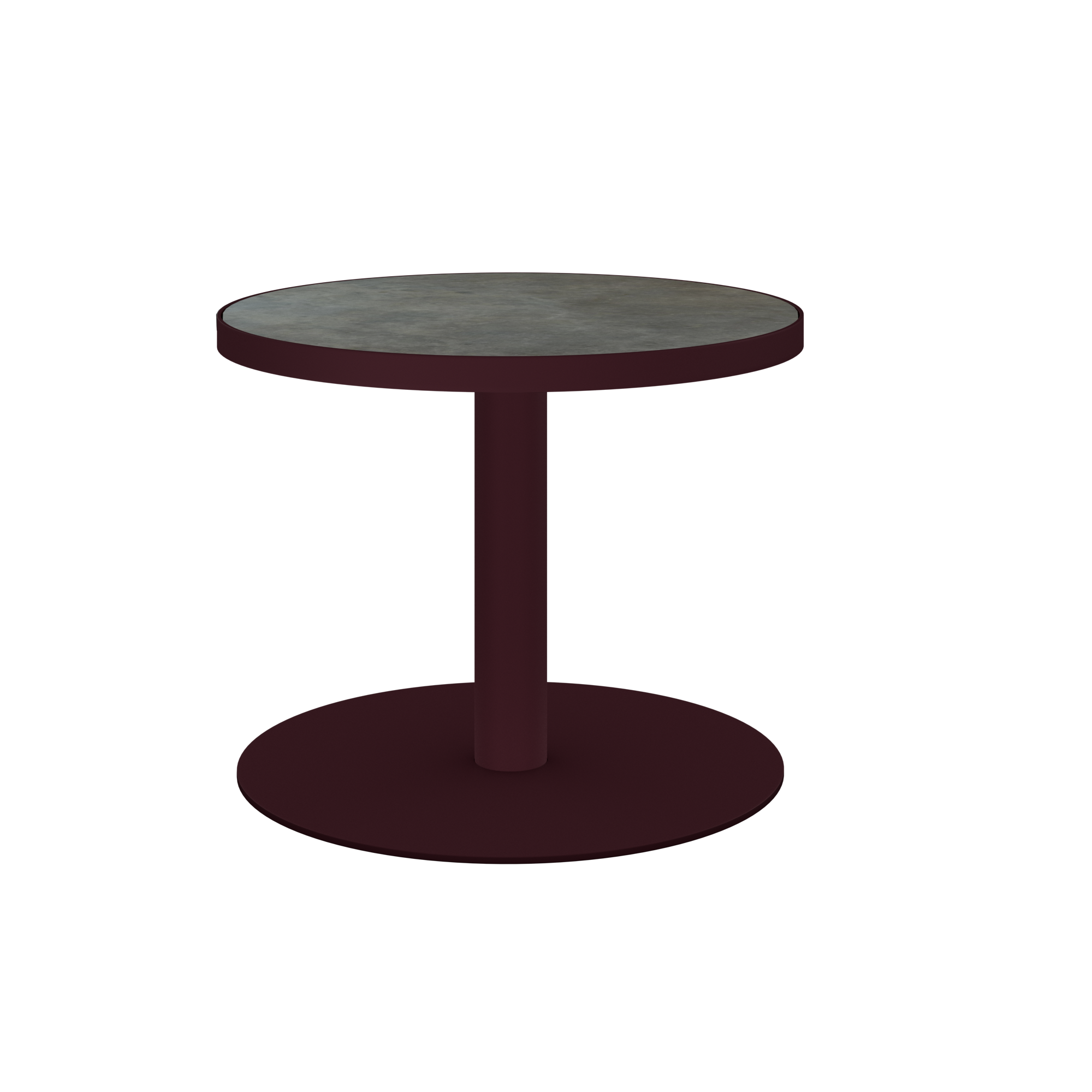 Halo Side Table (60cm Round) With Rim