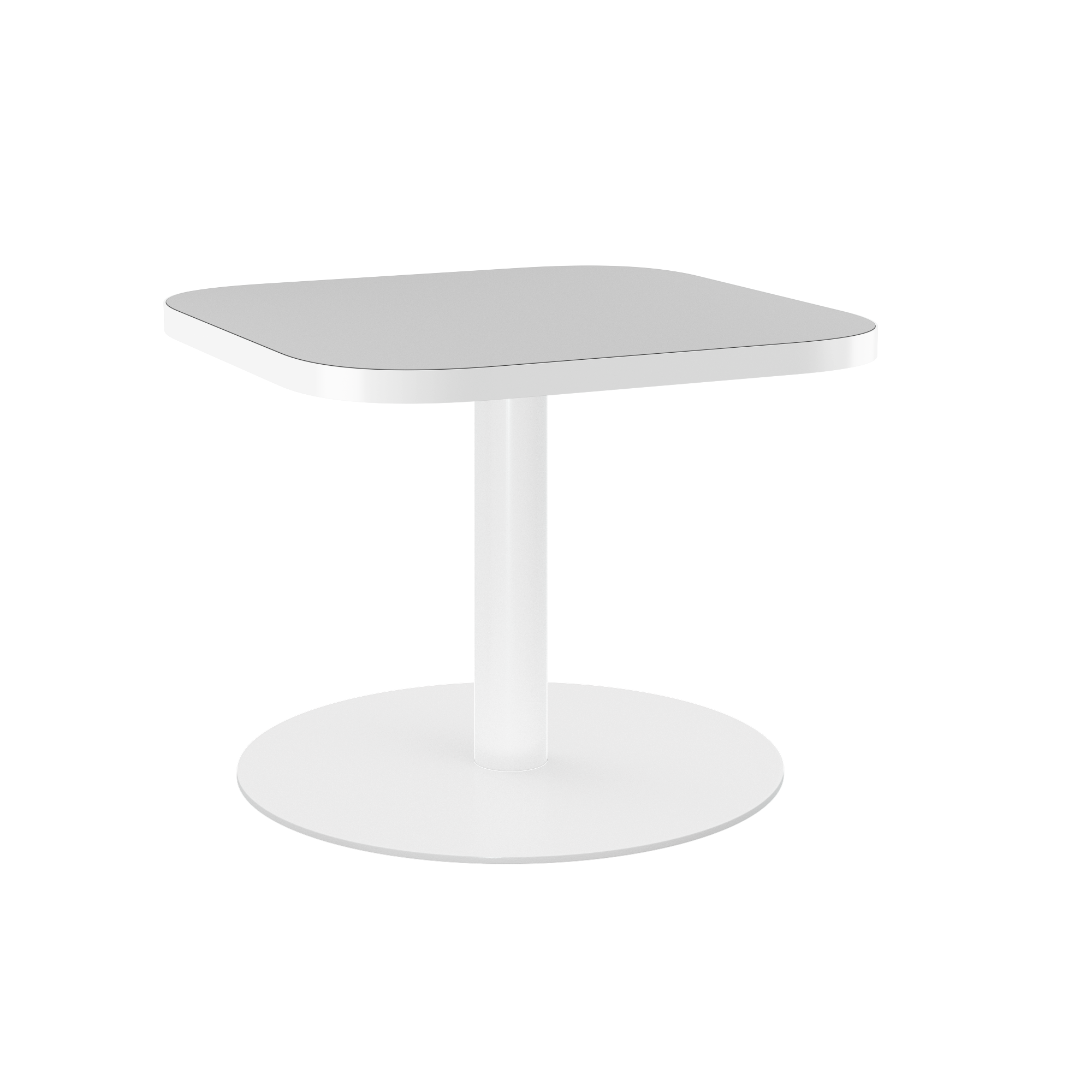 Halo Side Table (60cm Rounded Square) With Rim
