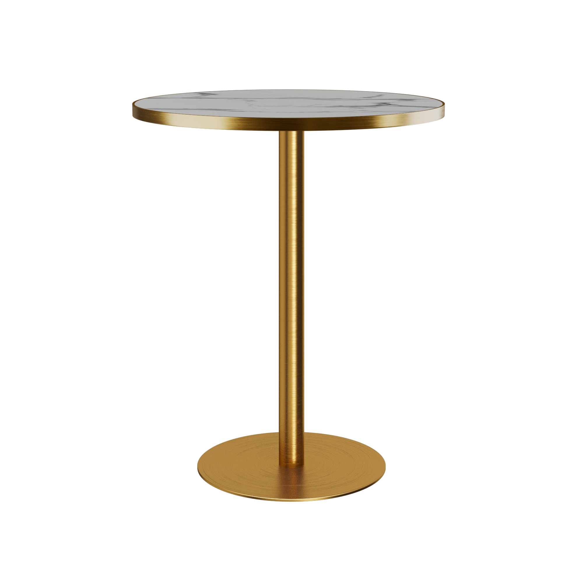 Halo Bar Table (80cm Round) With Rim