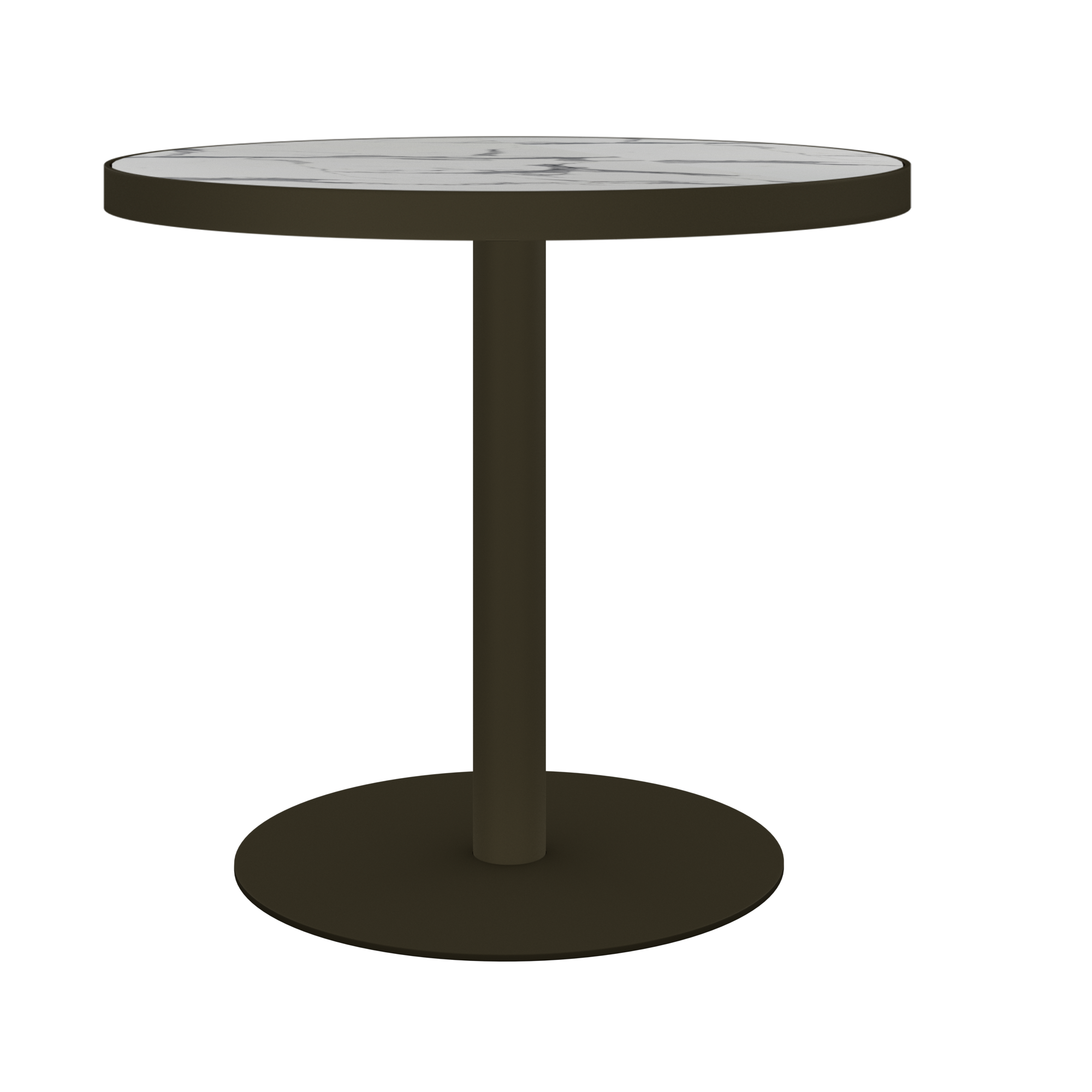 Halo Café Table (80cm Round) With Rim