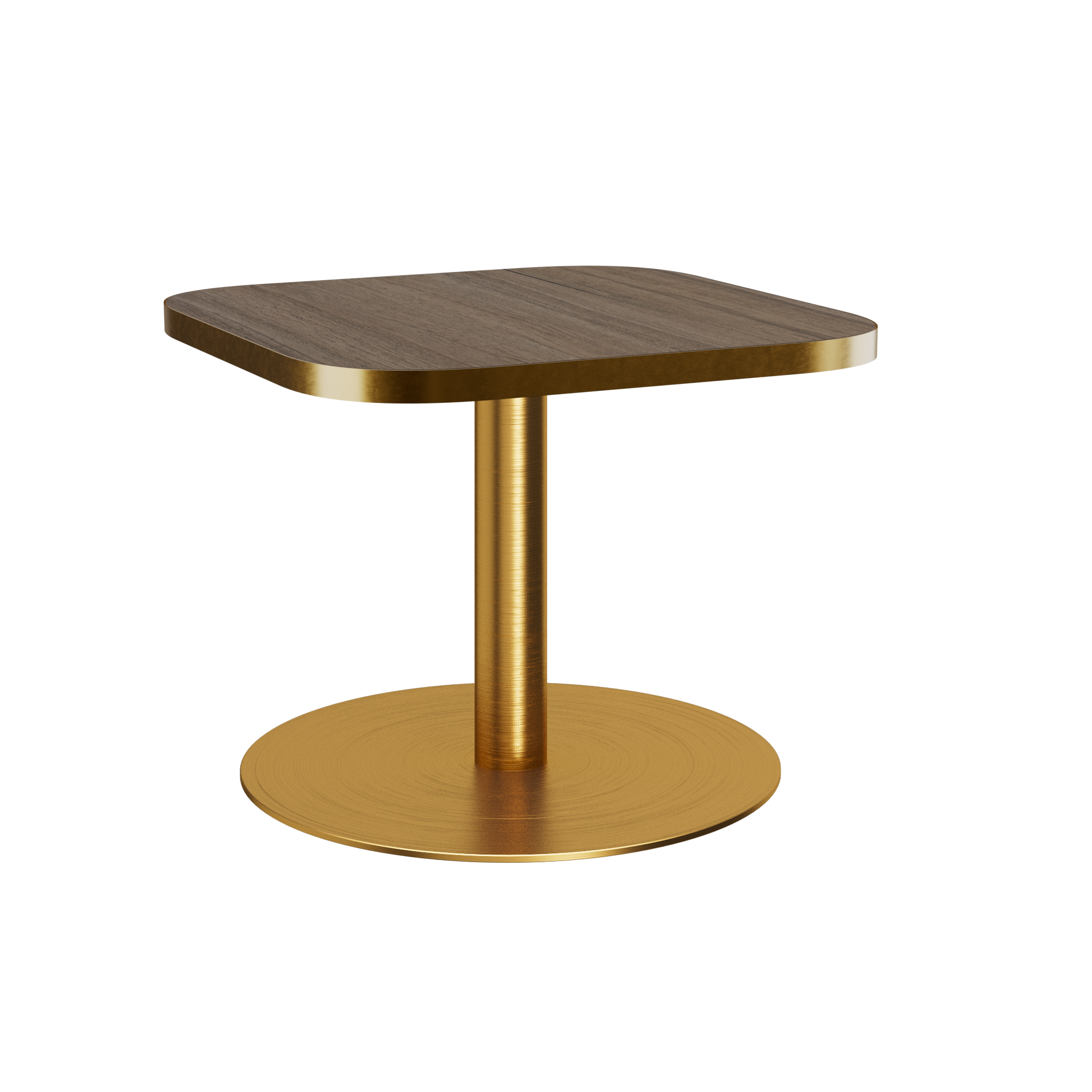 Halo Side Table (60cm Rounded Square) With Rim