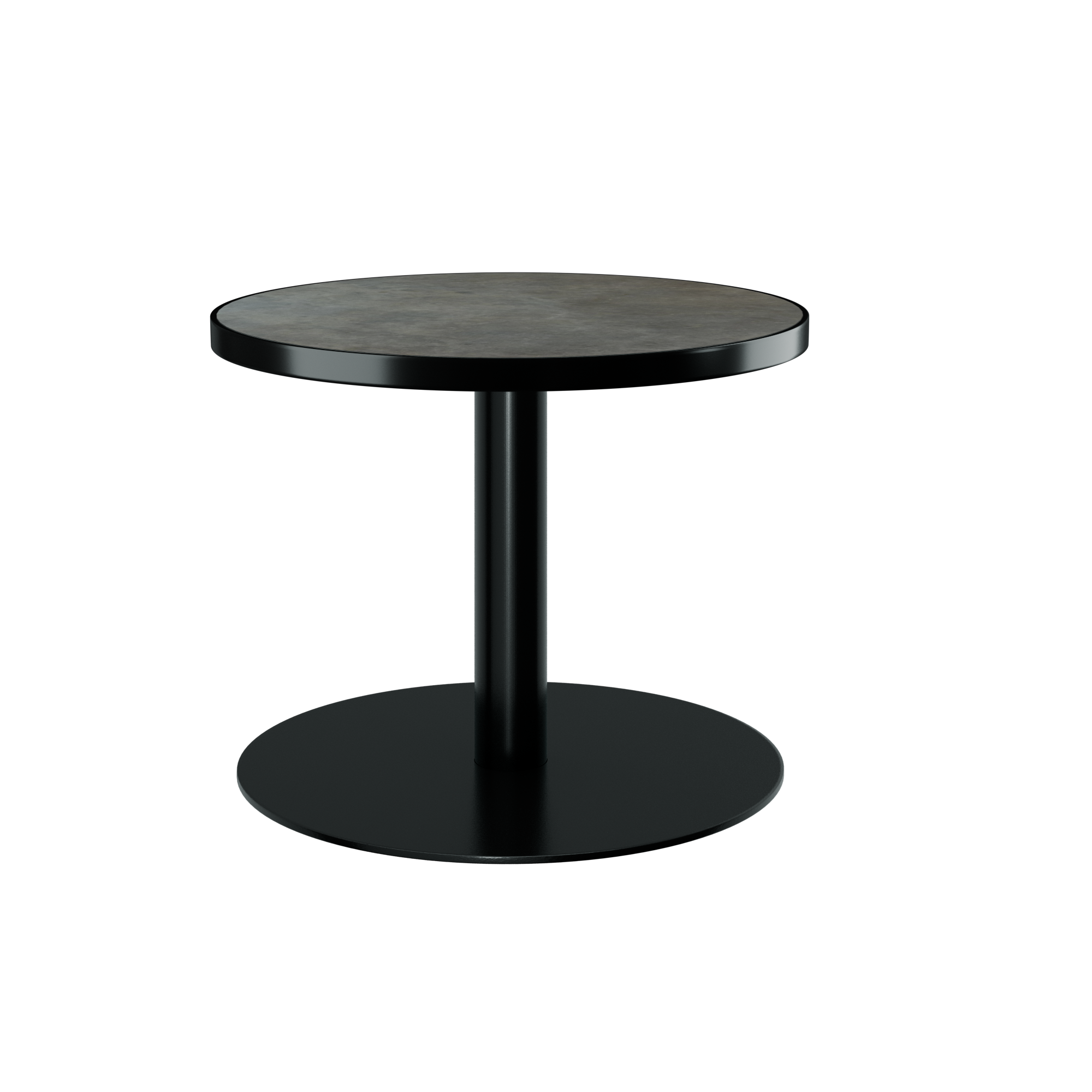 Halo Side Table (60cm Round) With Rim