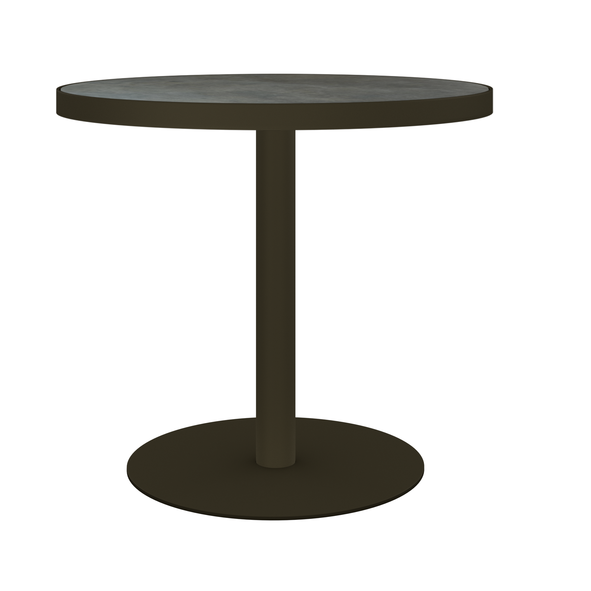 Halo Café Table (80cm Round) With Rim