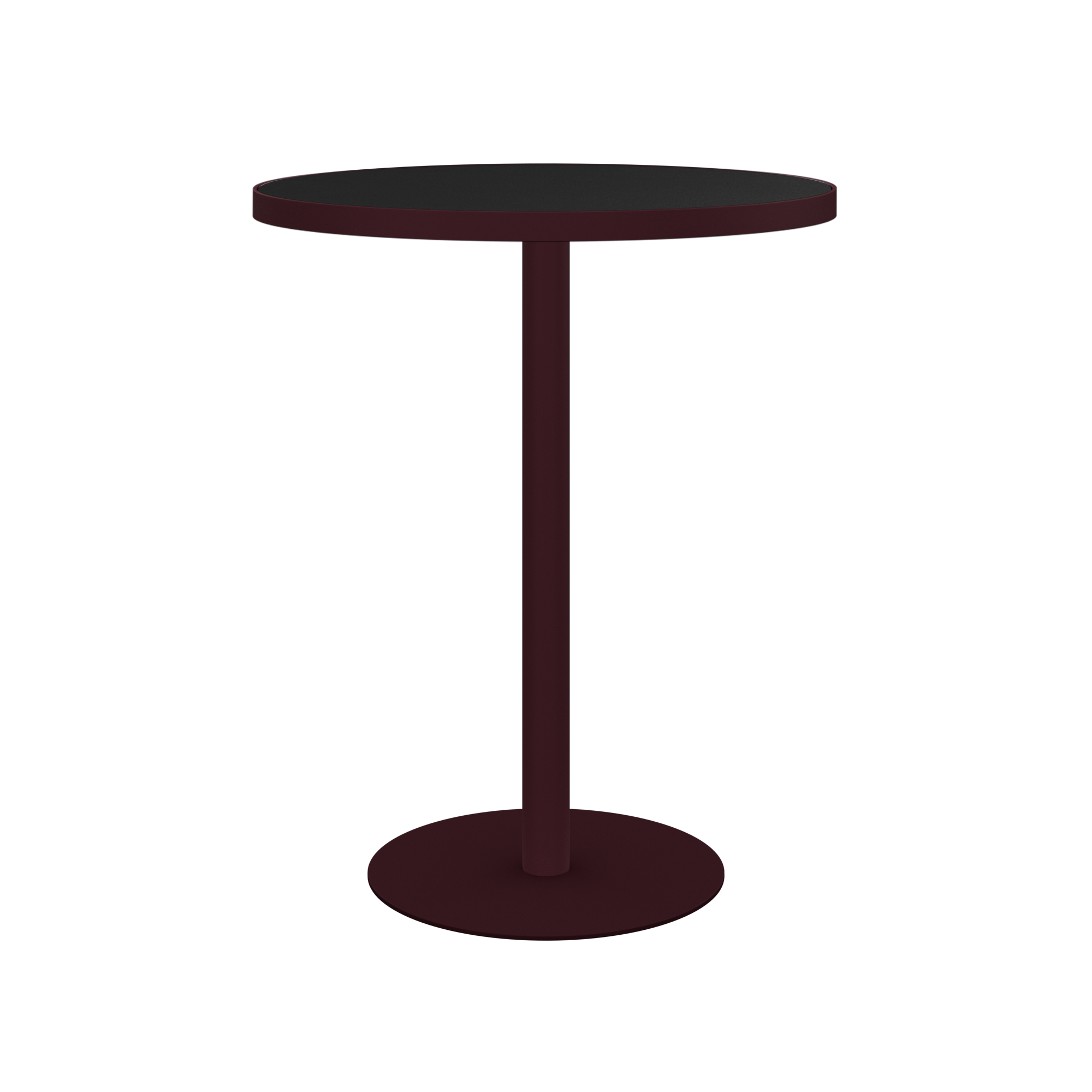Halo Bar Table (80cm Round) With Rim