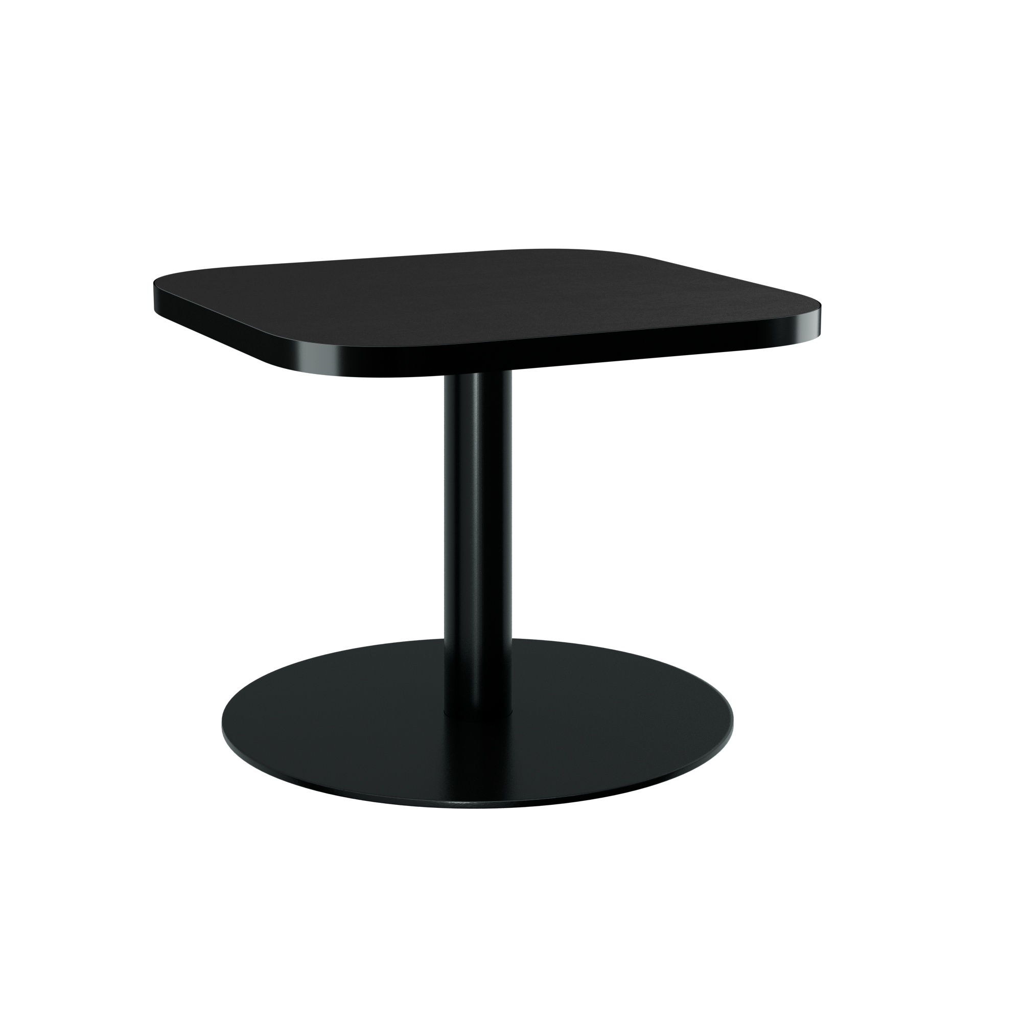 Halo Side Table (60cm Rounded Square) With Rim