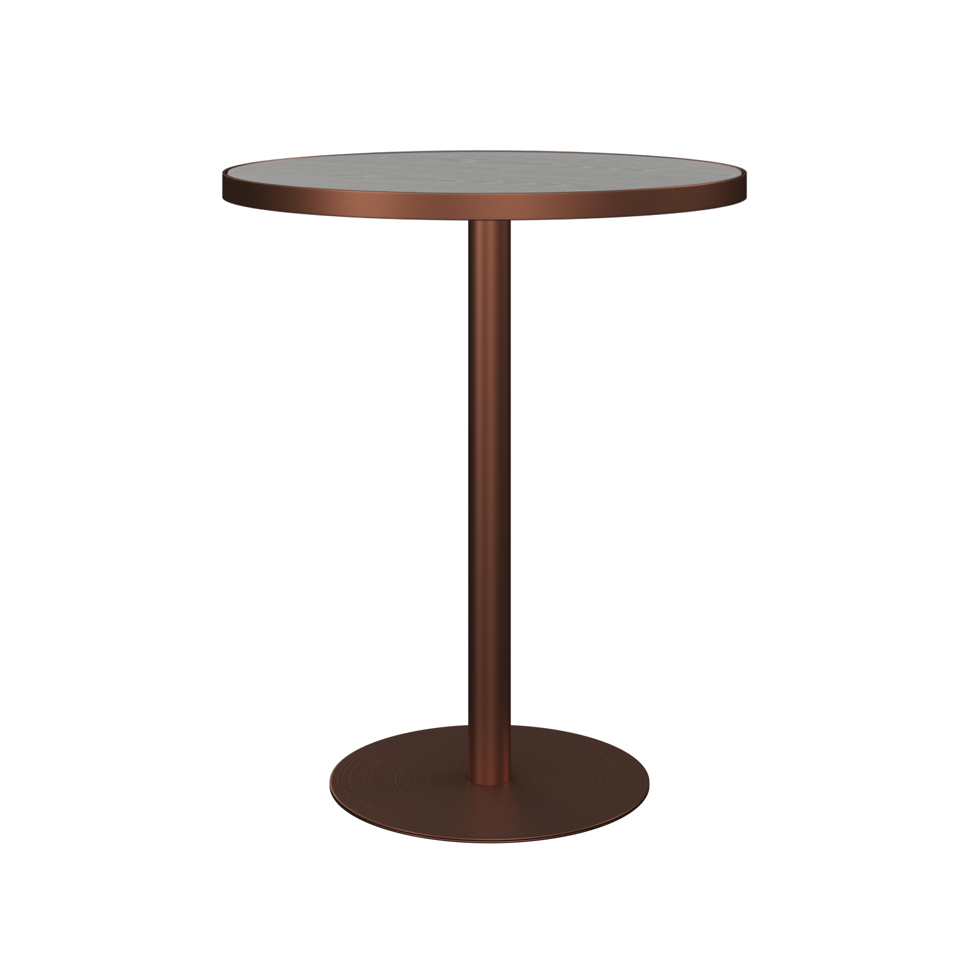 Halo Bar Table (80cm Round) With Rim