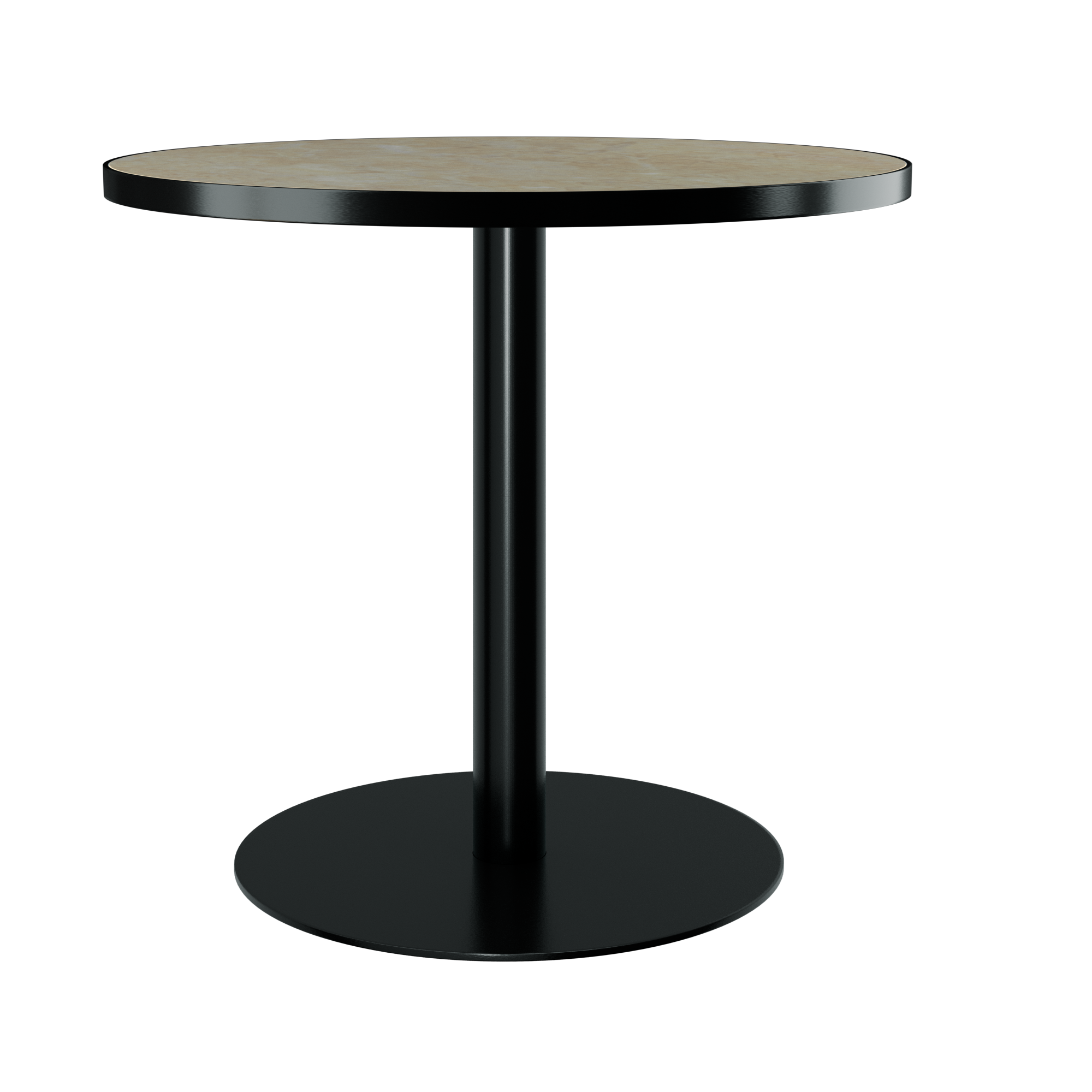 Halo Café Table (80cm Round) With Rim
