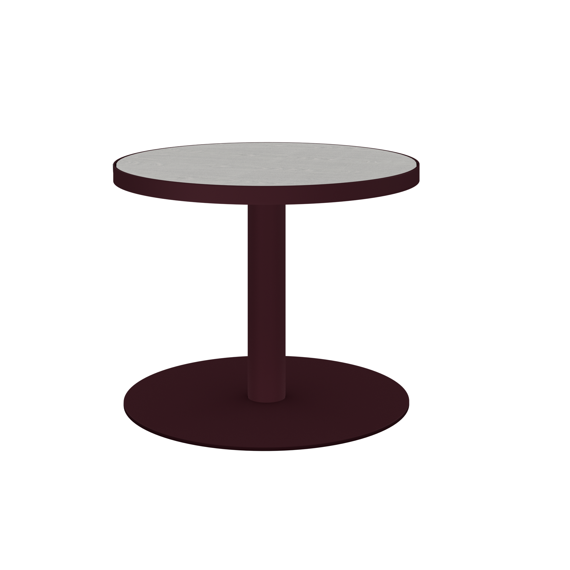 Halo Side Table (60cm Round) With Rim