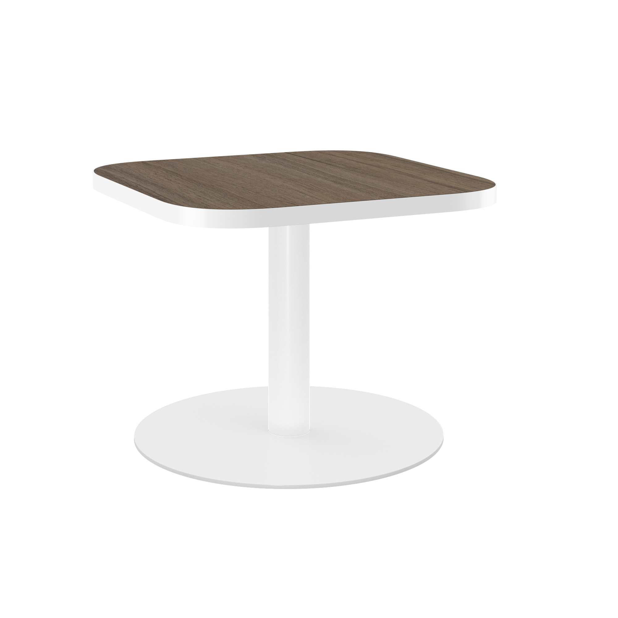 Halo Side Table (60cm Rounded Square) With Rim