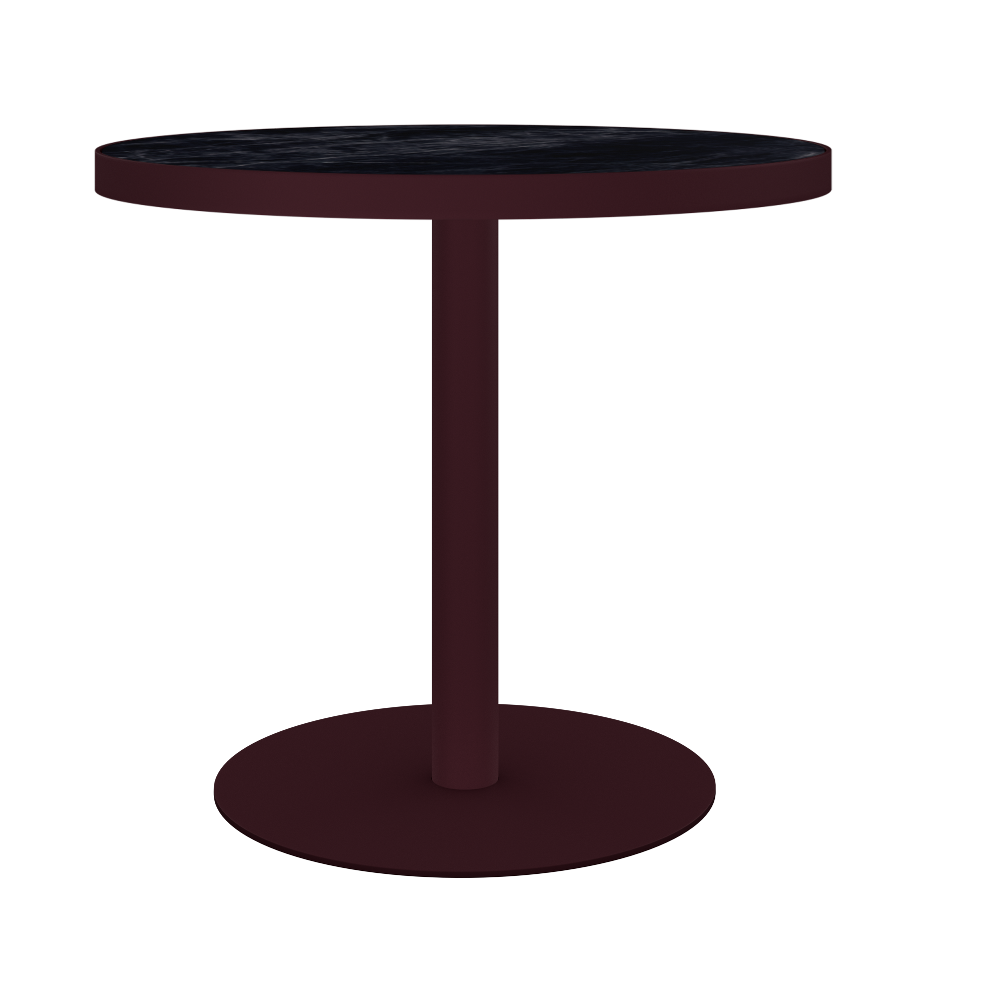 Halo Café Table (80cm Round) With Rim